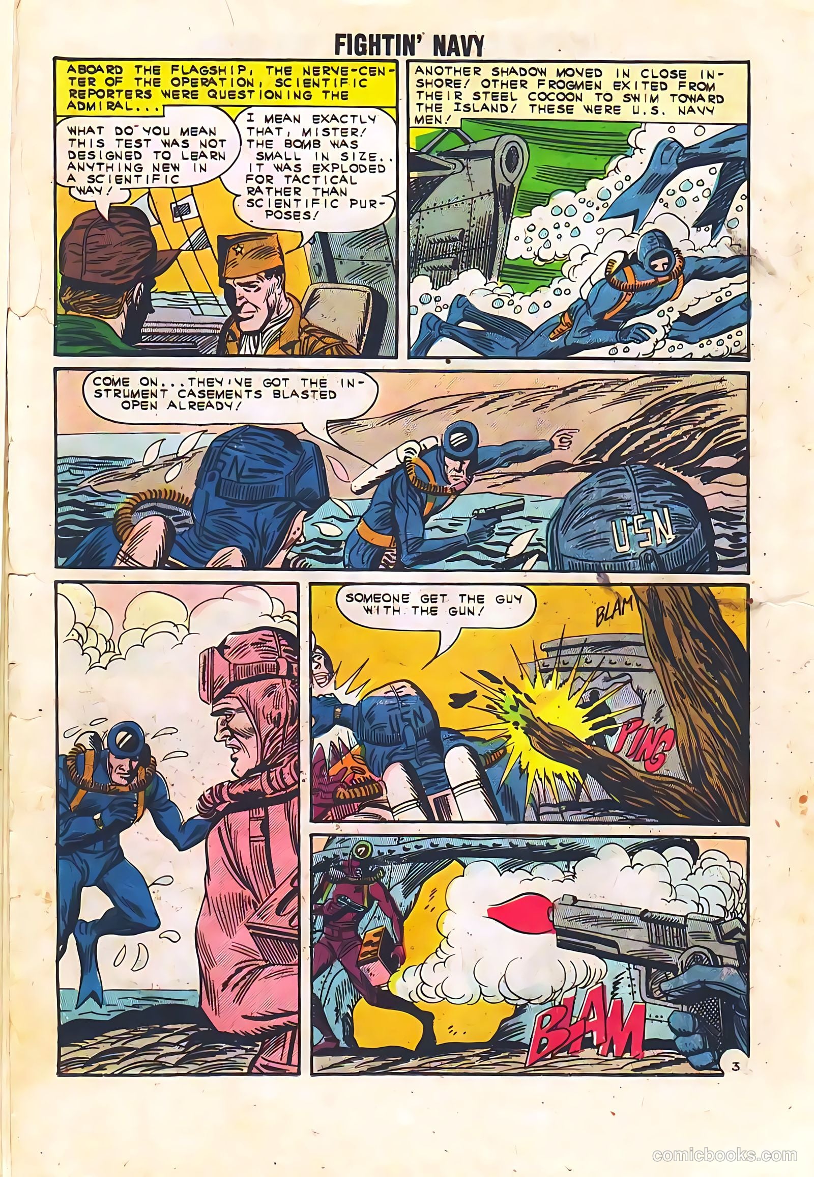 Fightin' Navy #113 (1963) — page 18 of 36