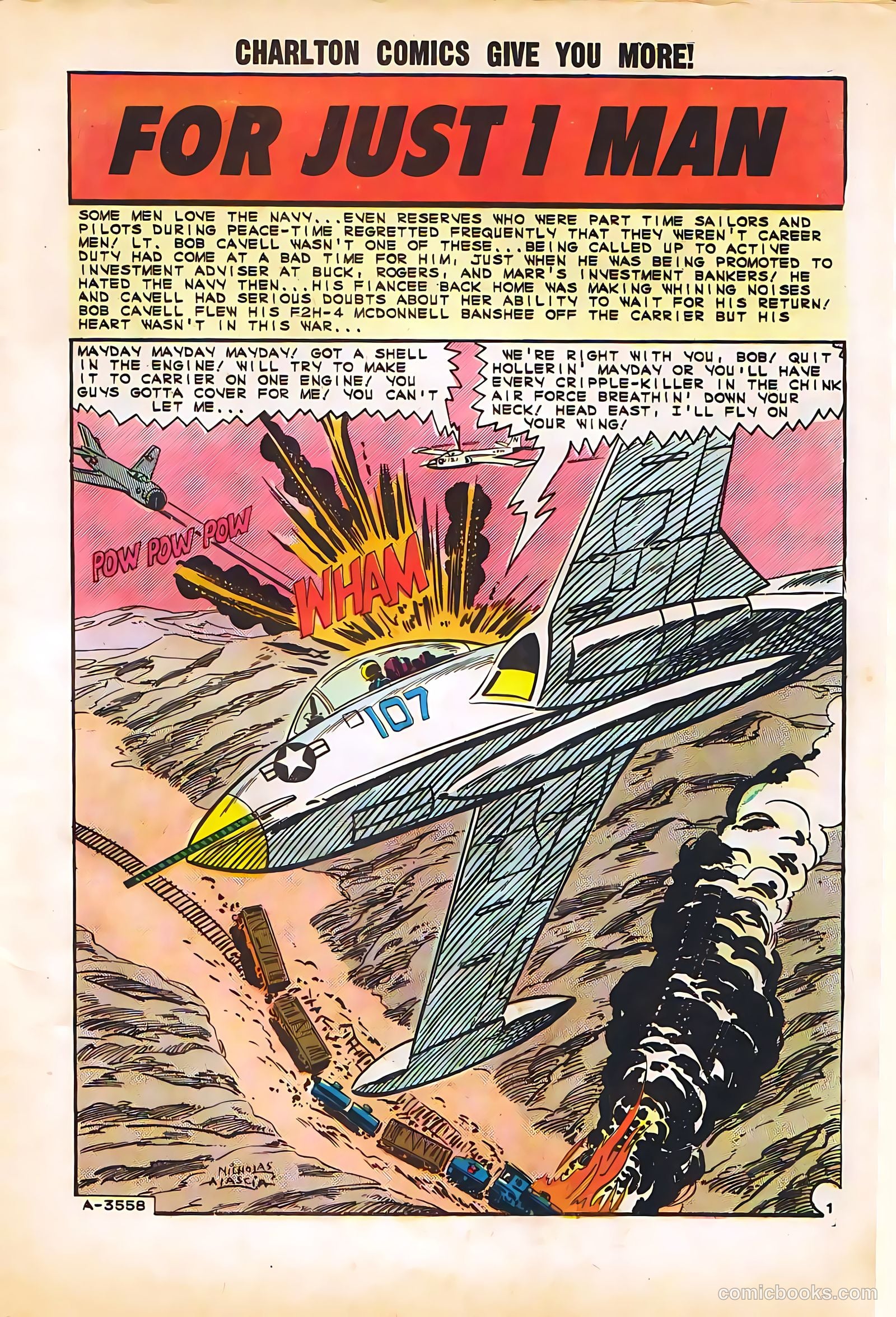 Fightin' Navy #116 (1964) — page 3 of 36