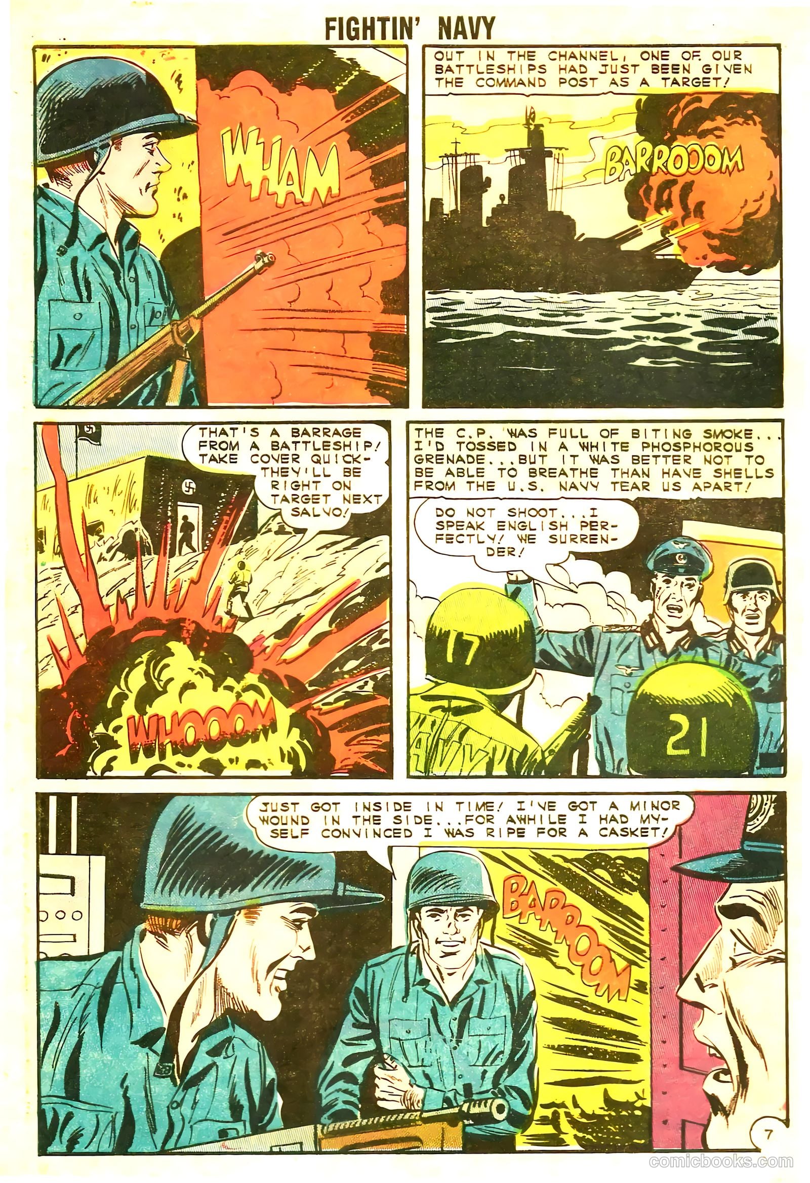 Fightin' Navy #117 (1964) — page 32 of 36