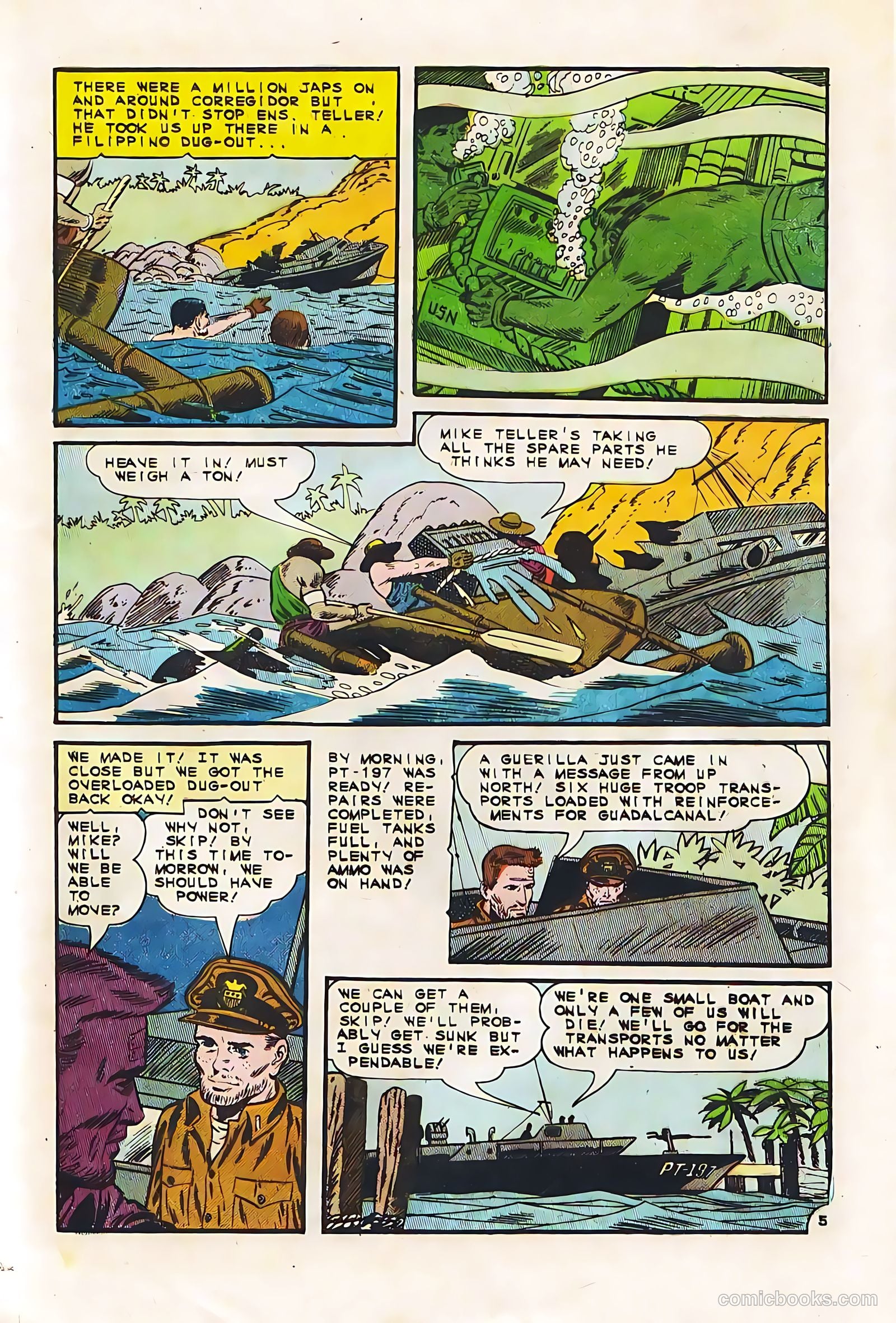 Fightin' Navy #121 (1965) — page 9 of 36