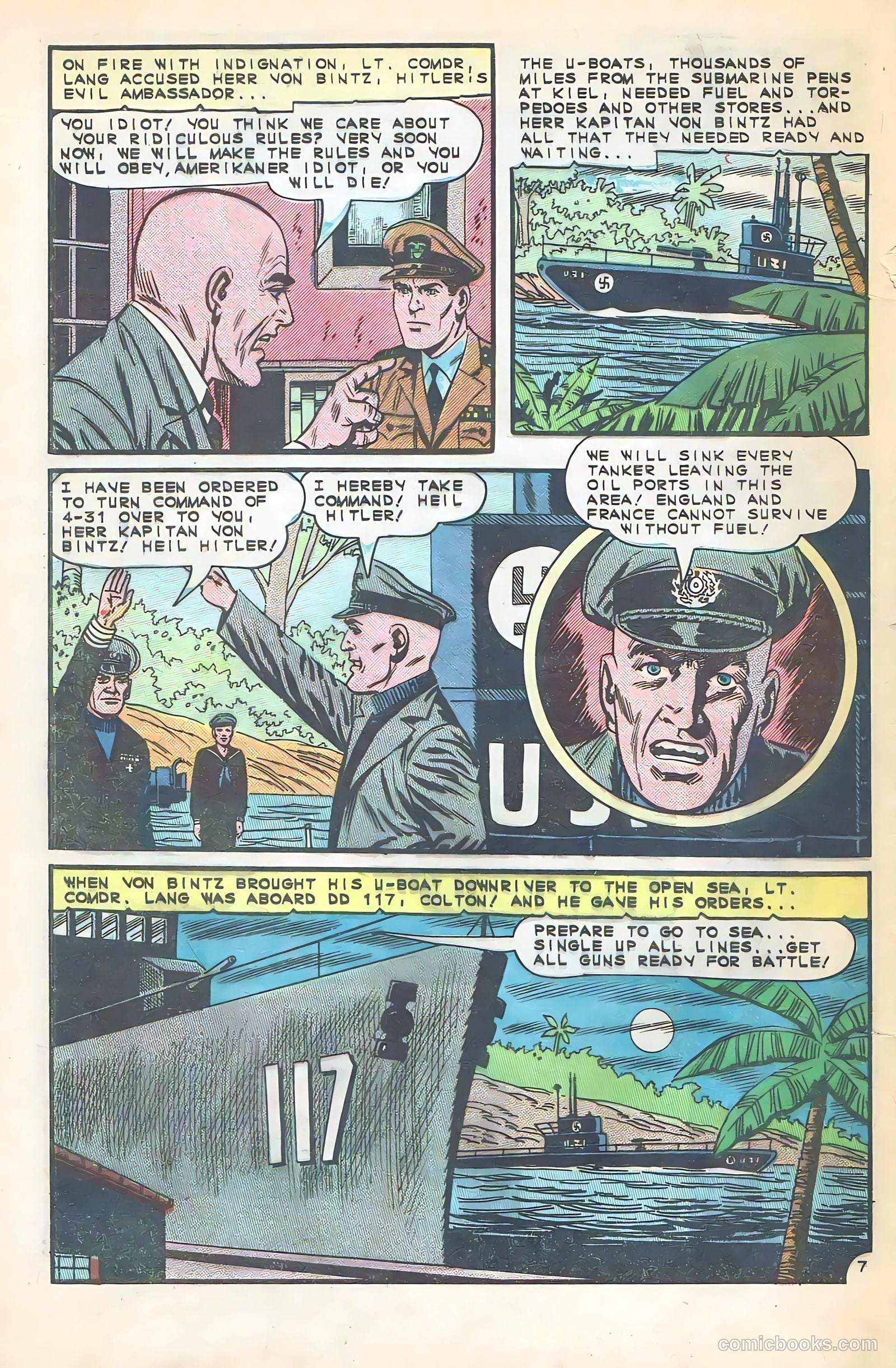 Fightin' Navy #122 (1965) — page 32 of 36