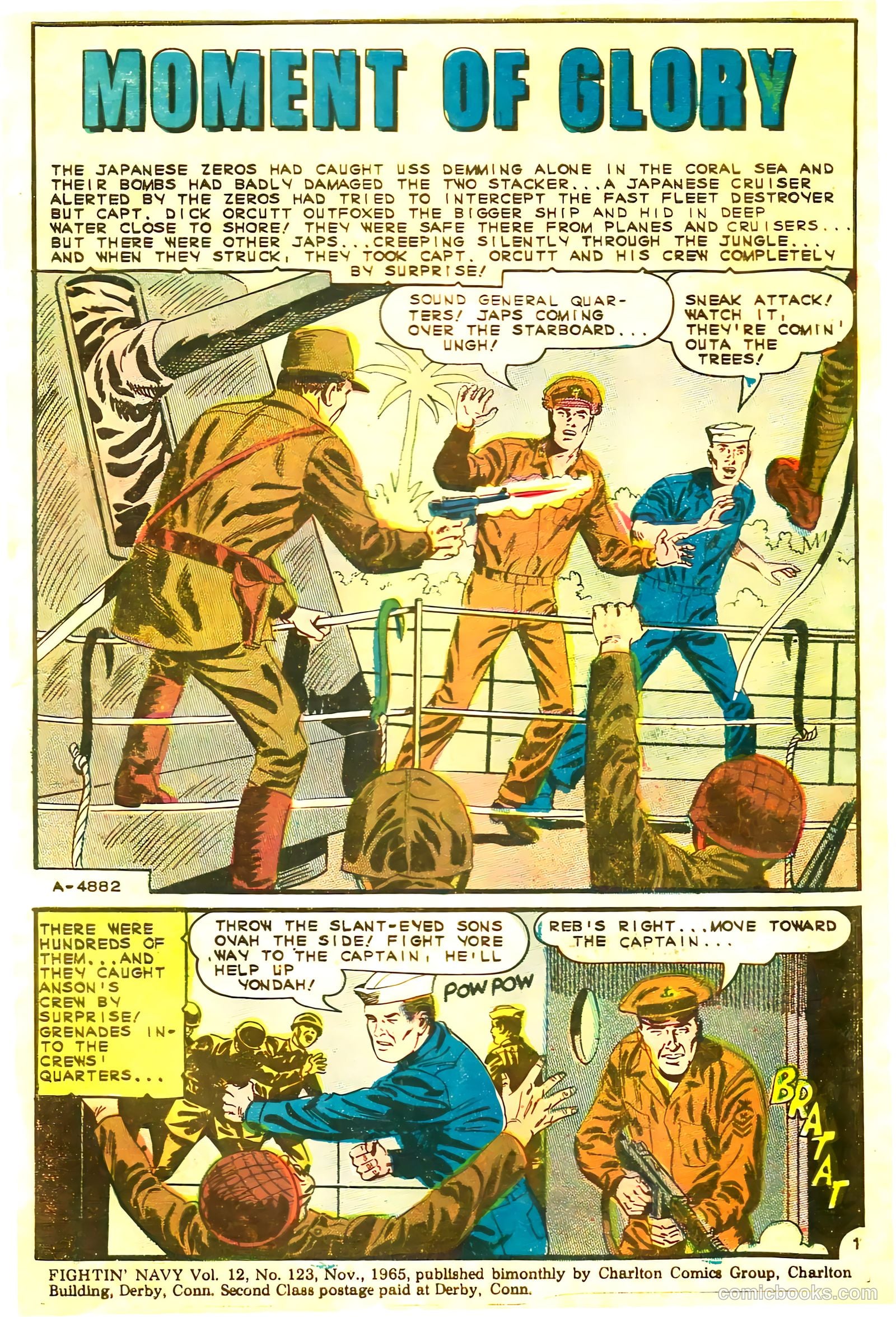 Fightin' Navy #123 (1965) — page 3 of 36