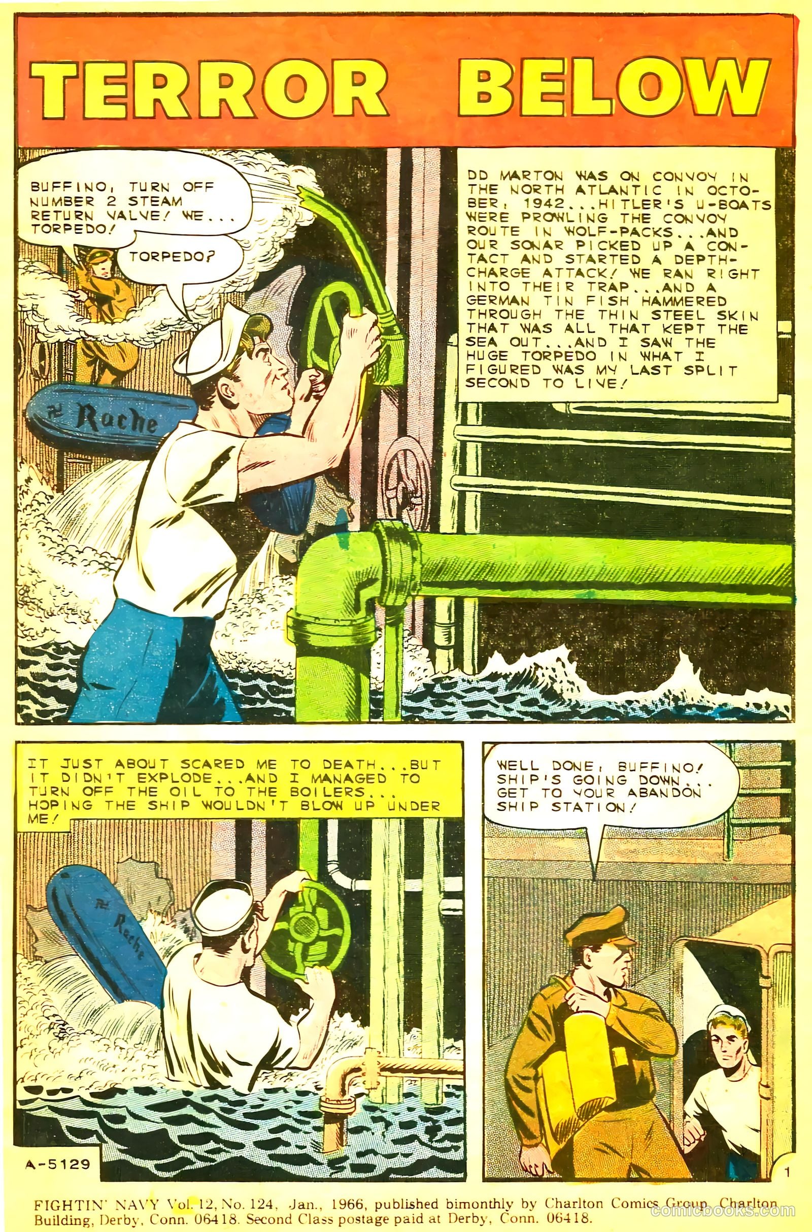 Fightin' Navy #124 (1966) — page 3 of 36
