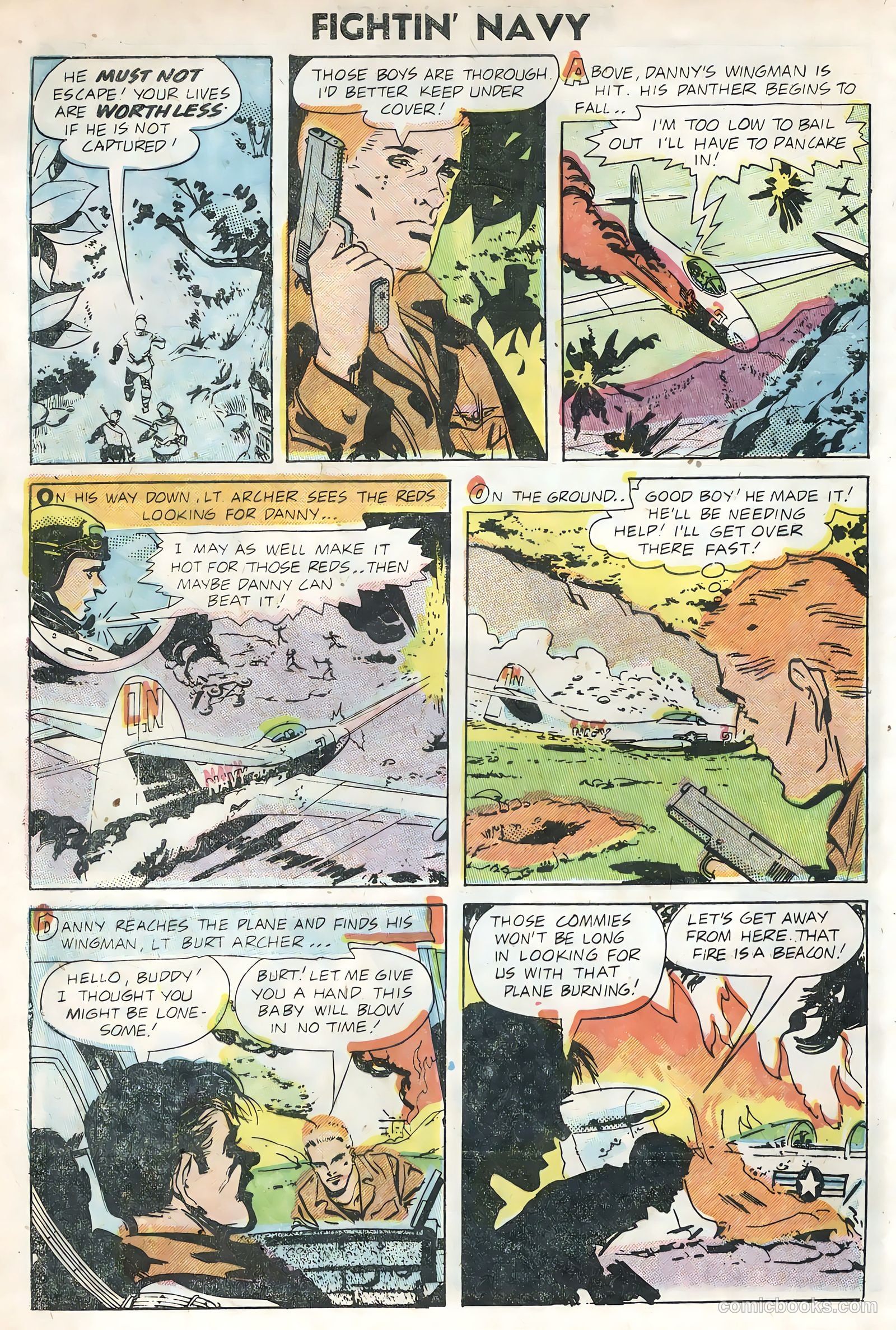 Fightin' Navy #74 (1956) — page 8 of 36