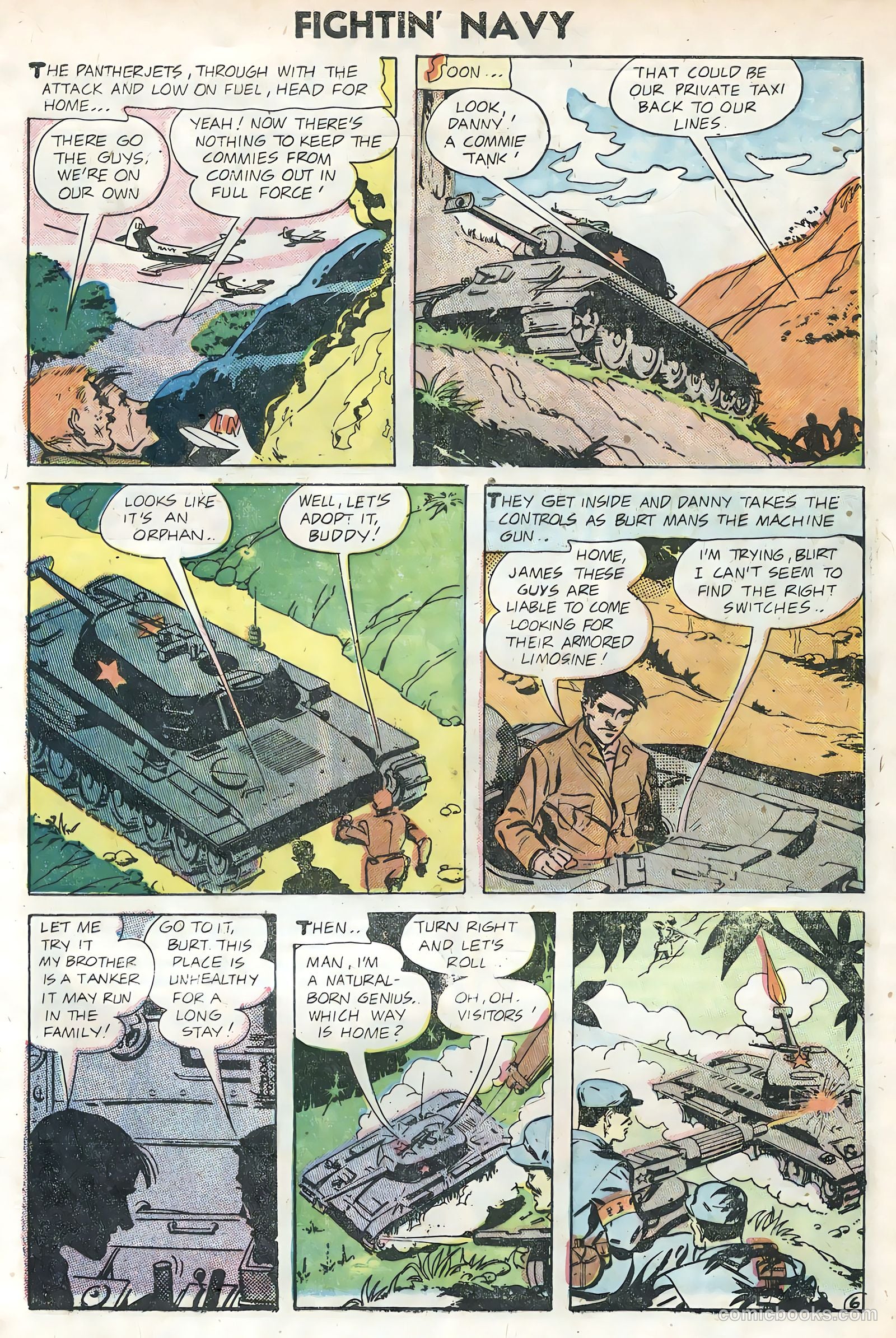 Fightin' Navy #74 (1956) — page 9 of 36