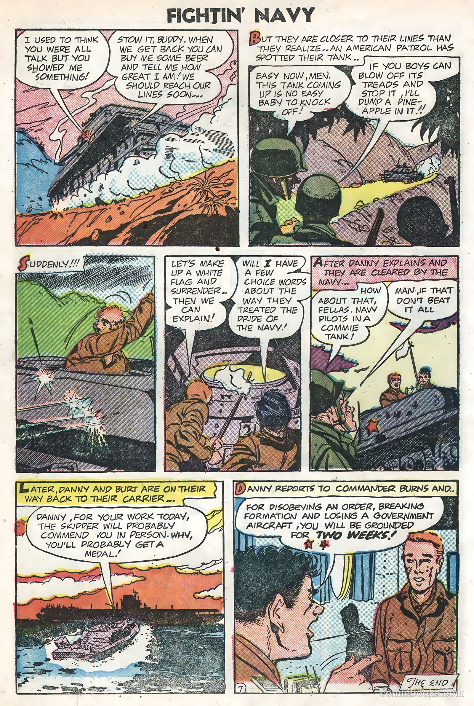 Fightin' Navy #74 (1956) — page 10 of 36