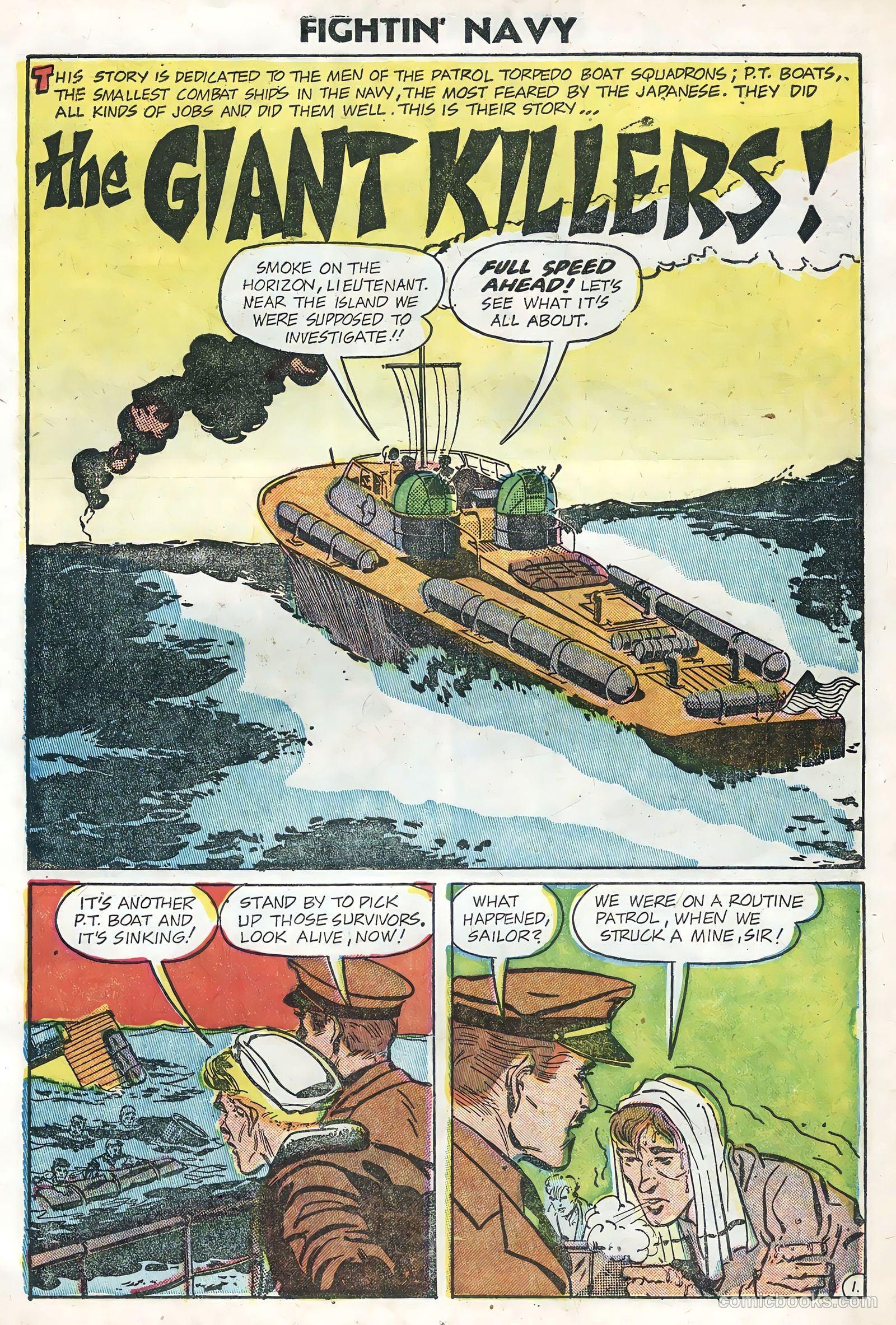 Fightin' Navy #74 (1956) — page 11 of 36