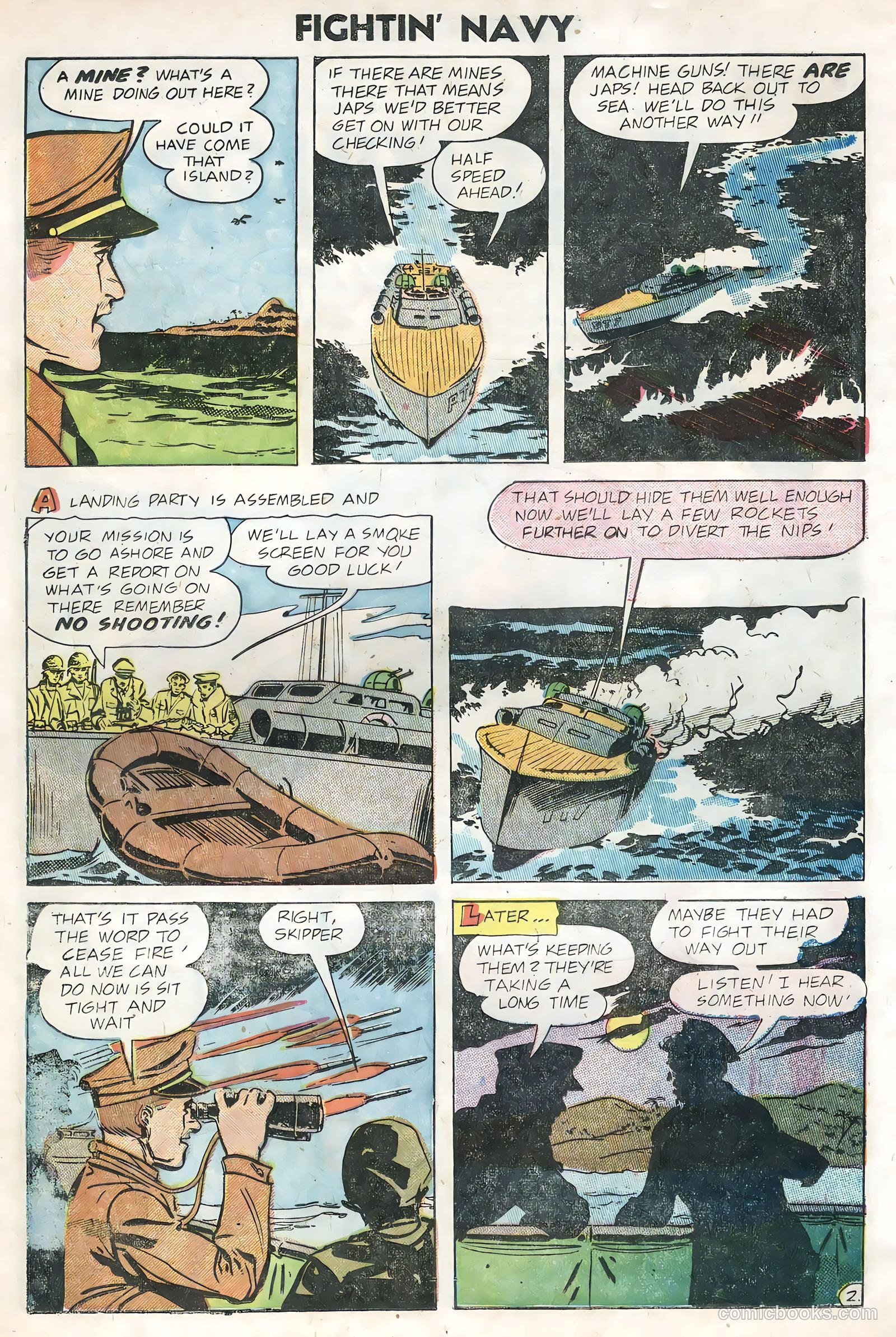Fightin' Navy #74 (1956) — page 12 of 36