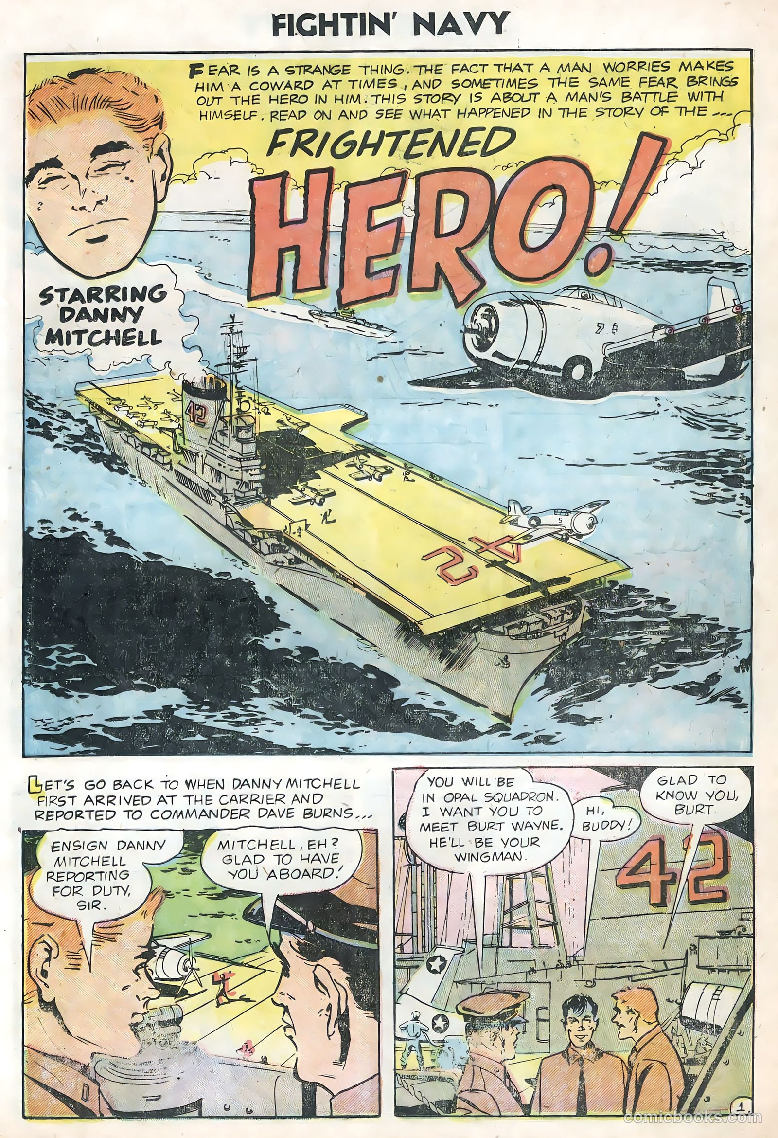 Fightin' Navy #74 (1956) — page 17 of 36