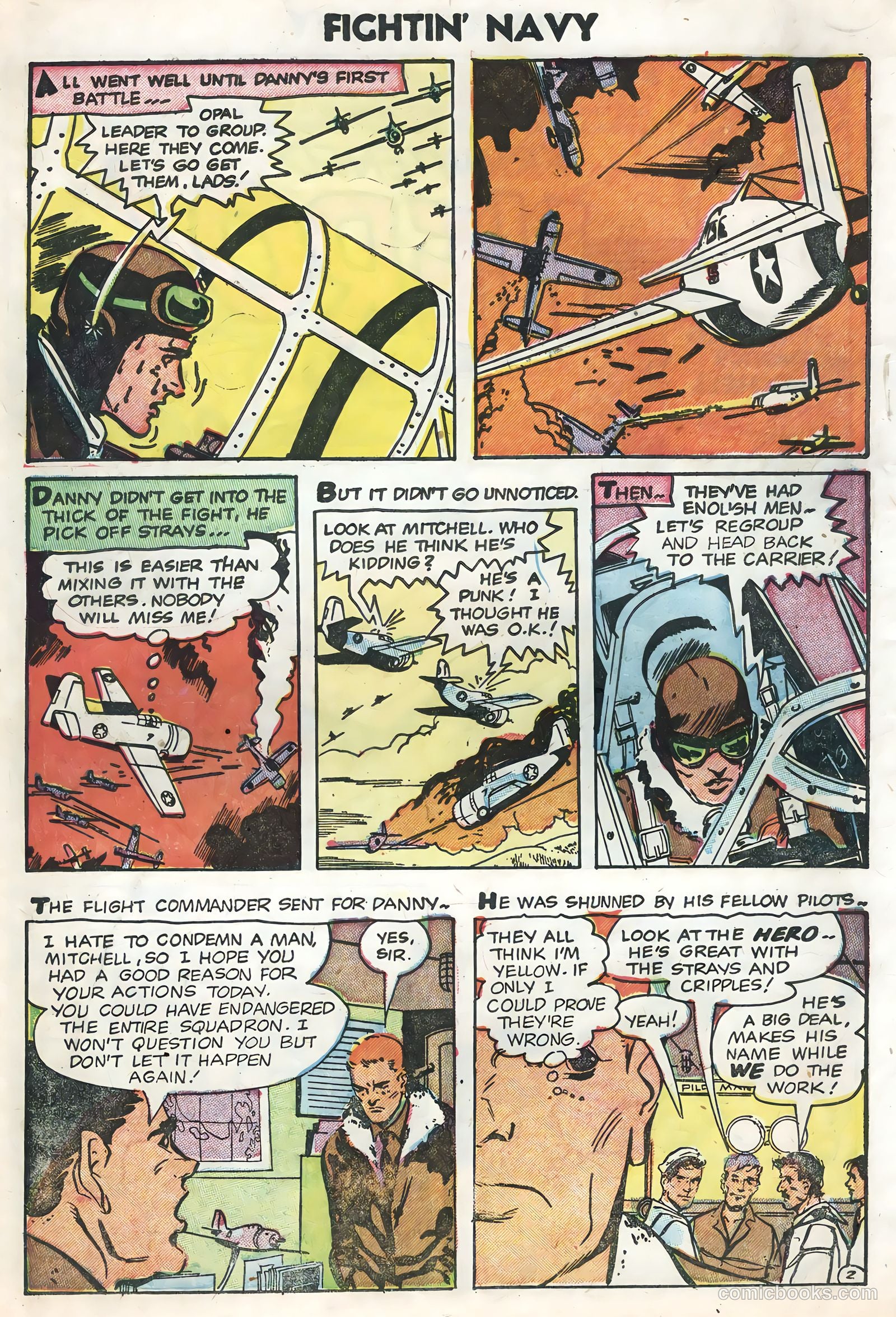 Fightin' Navy #74 (1956) — page 18 of 36