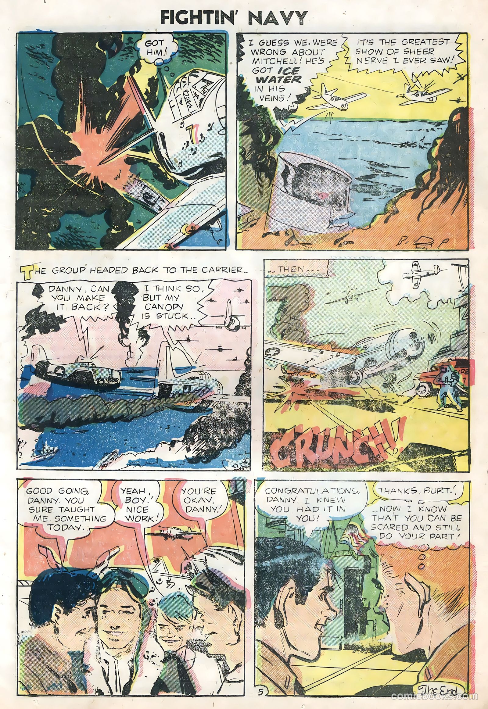 Fightin' Navy #74 (1956) — page 21 of 36