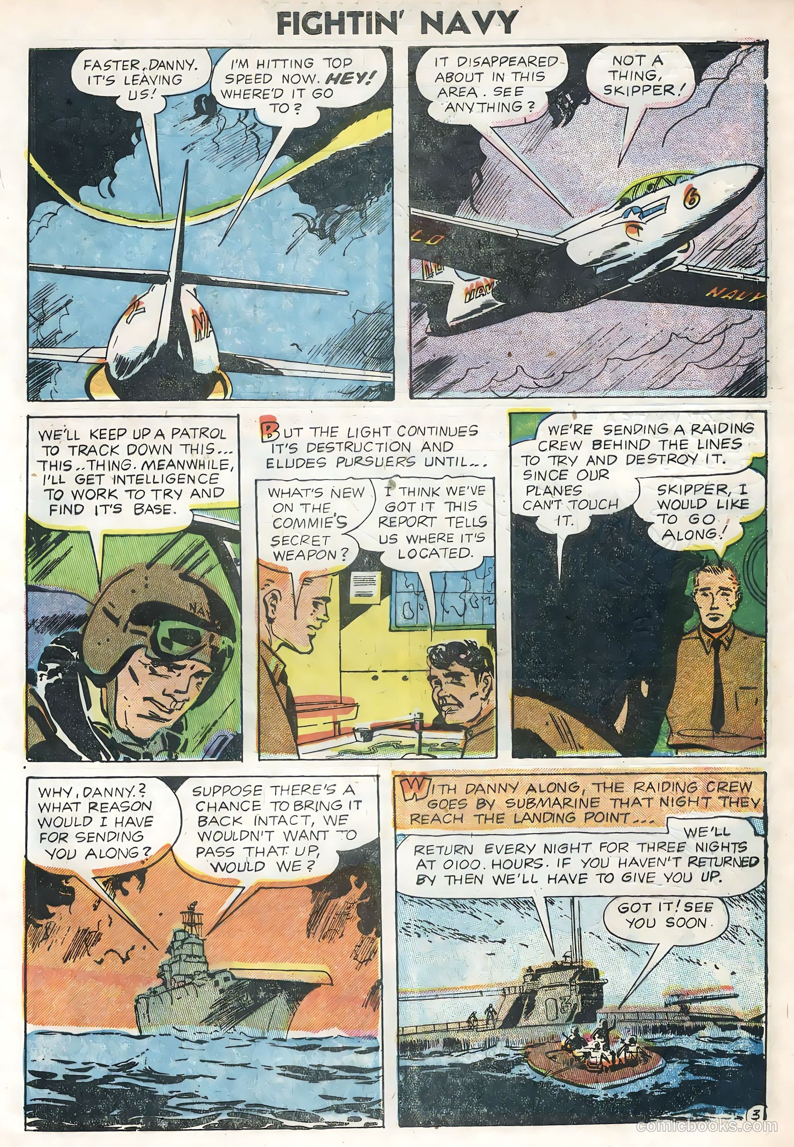 Fightin' Navy #74 (1956) — page 29 of 36