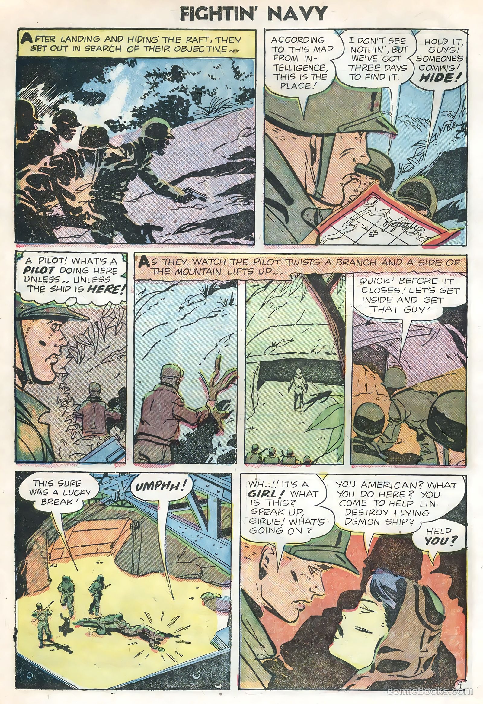 Fightin' Navy #74 (1956) — page 30 of 36