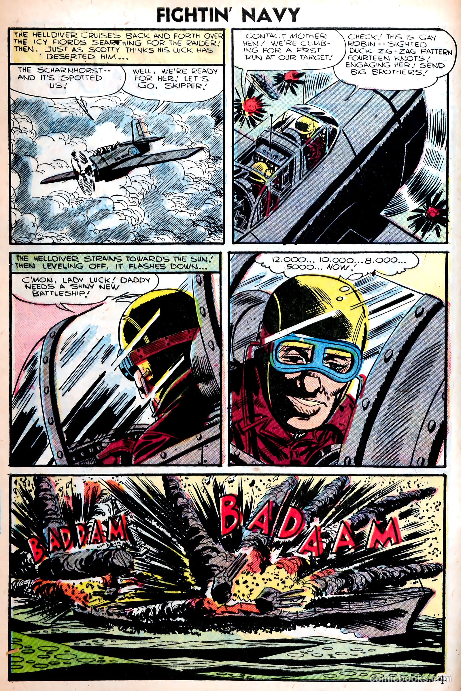 Fightin' Navy #75 (1956) — page 4 of 36