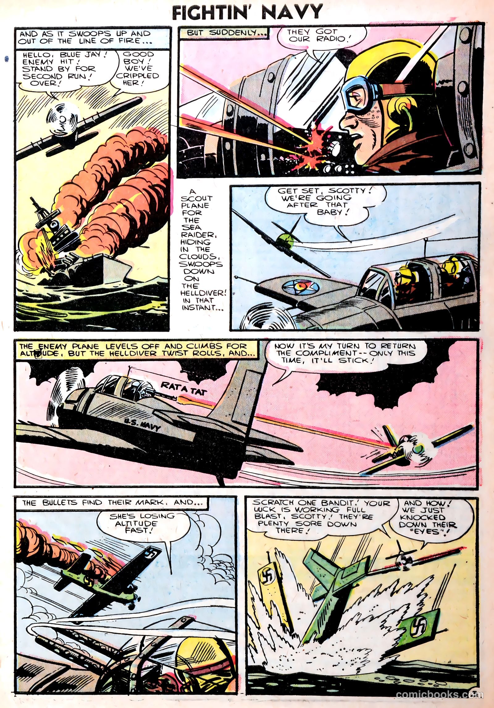 Fightin' Navy #75 (1956) — page 5 of 36