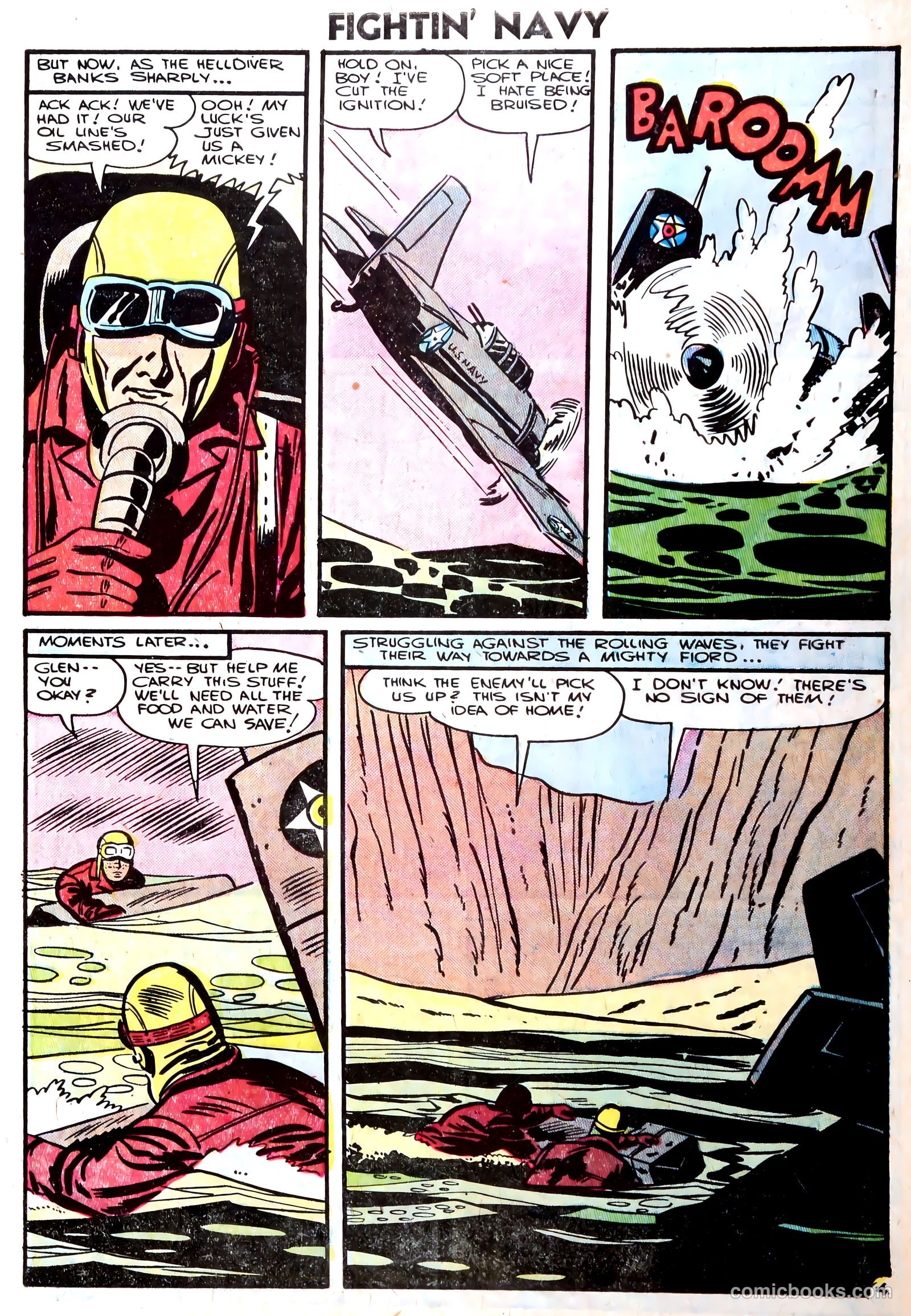 Fightin' Navy #75 (1956) — page 7 of 36