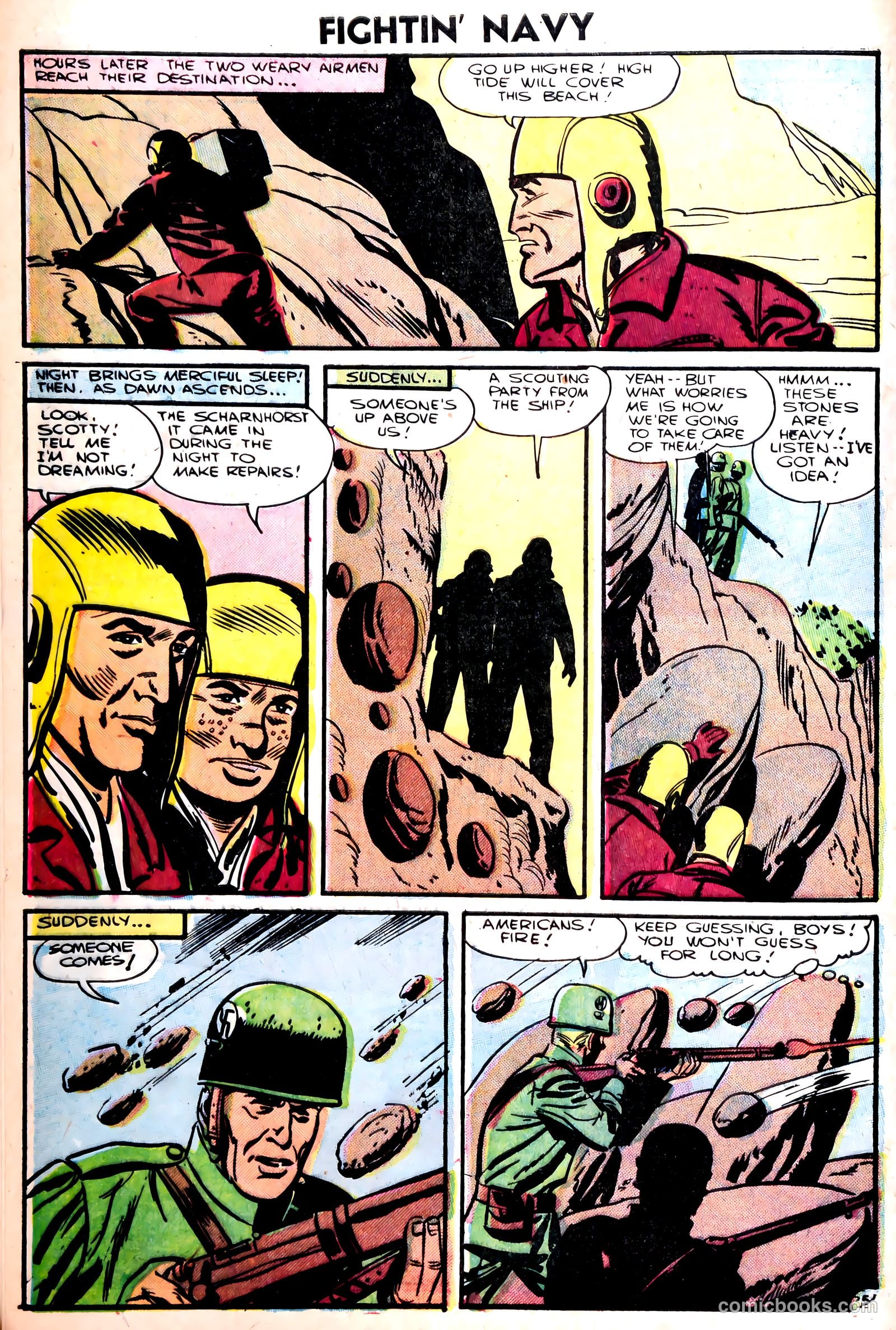 Fightin' Navy #75 (1956) — page 8 of 36