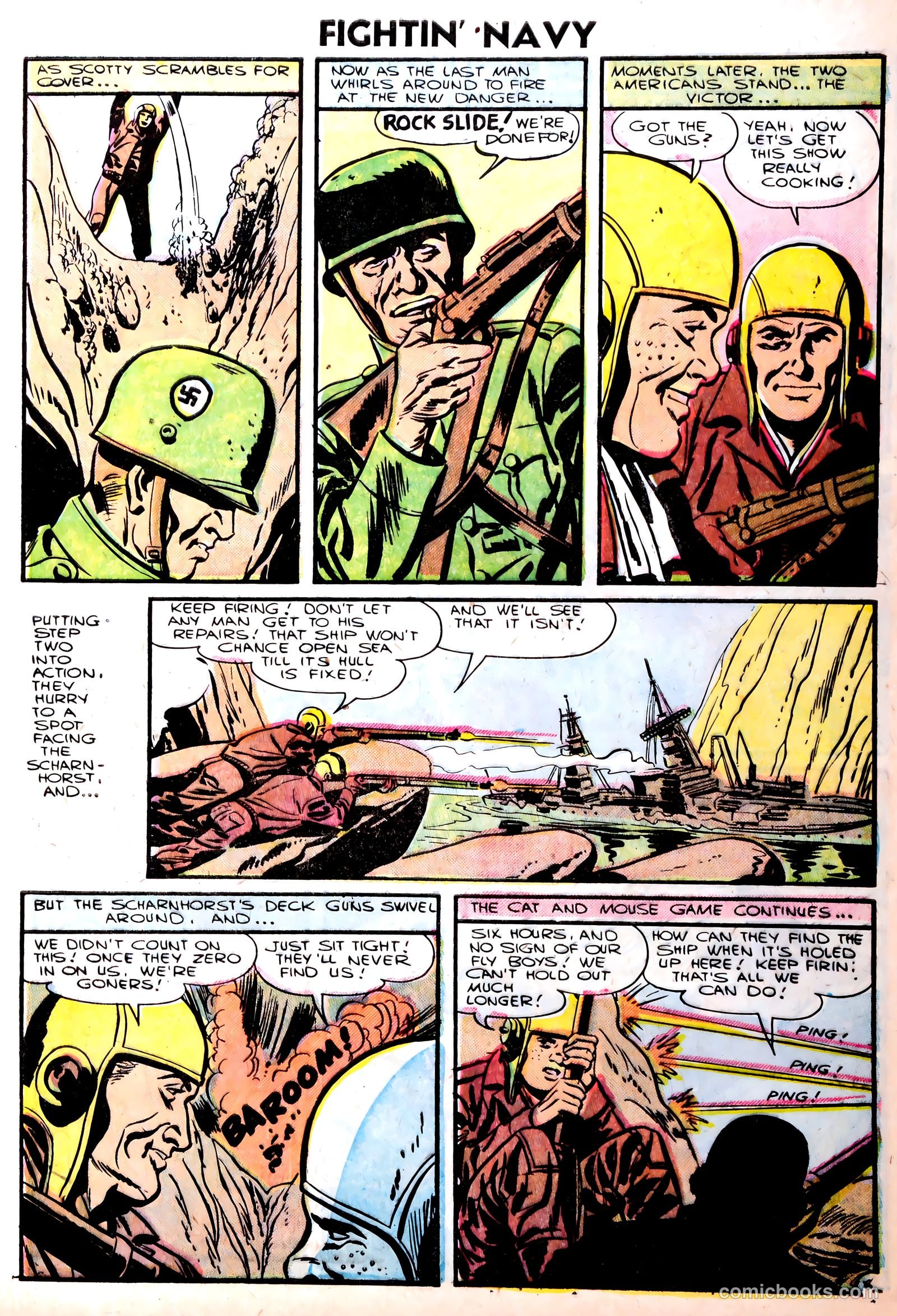 Fightin' Navy #75 (1956) — page 9 of 36