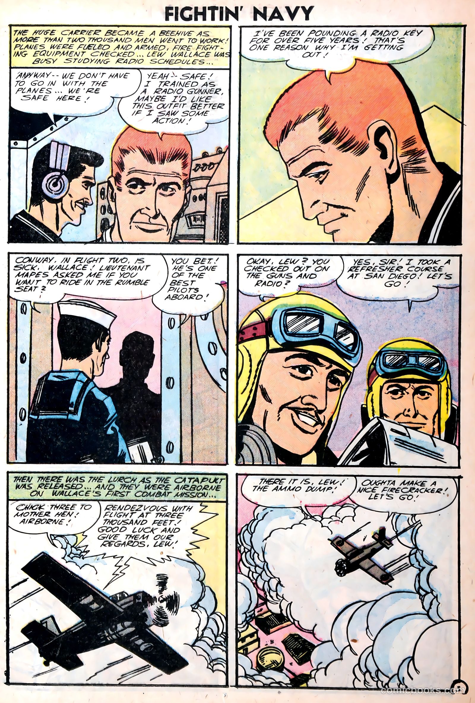 Fightin' Navy #75 (1956) — page 13 of 36
