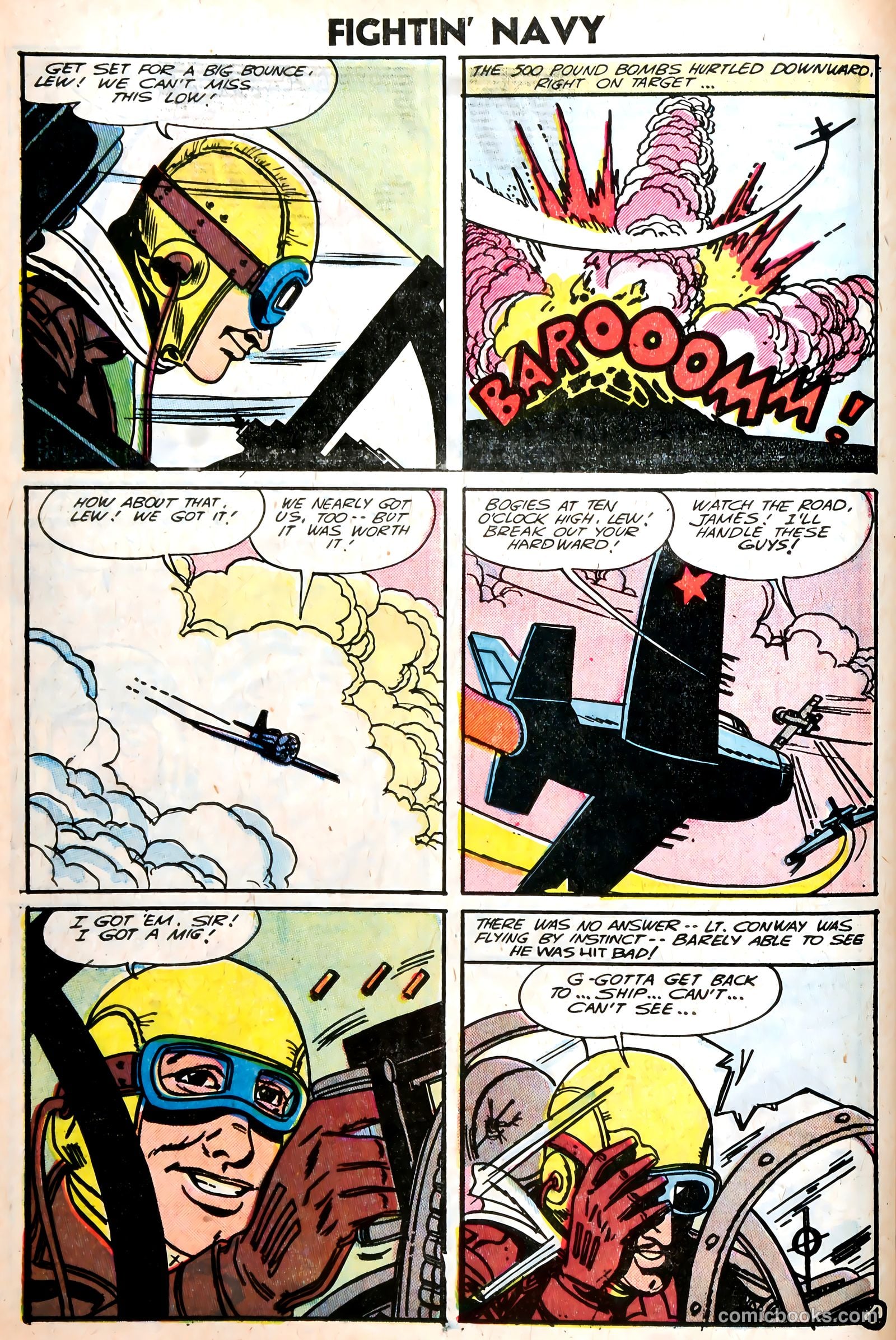 Fightin' Navy #75 (1956) — page 14 of 36