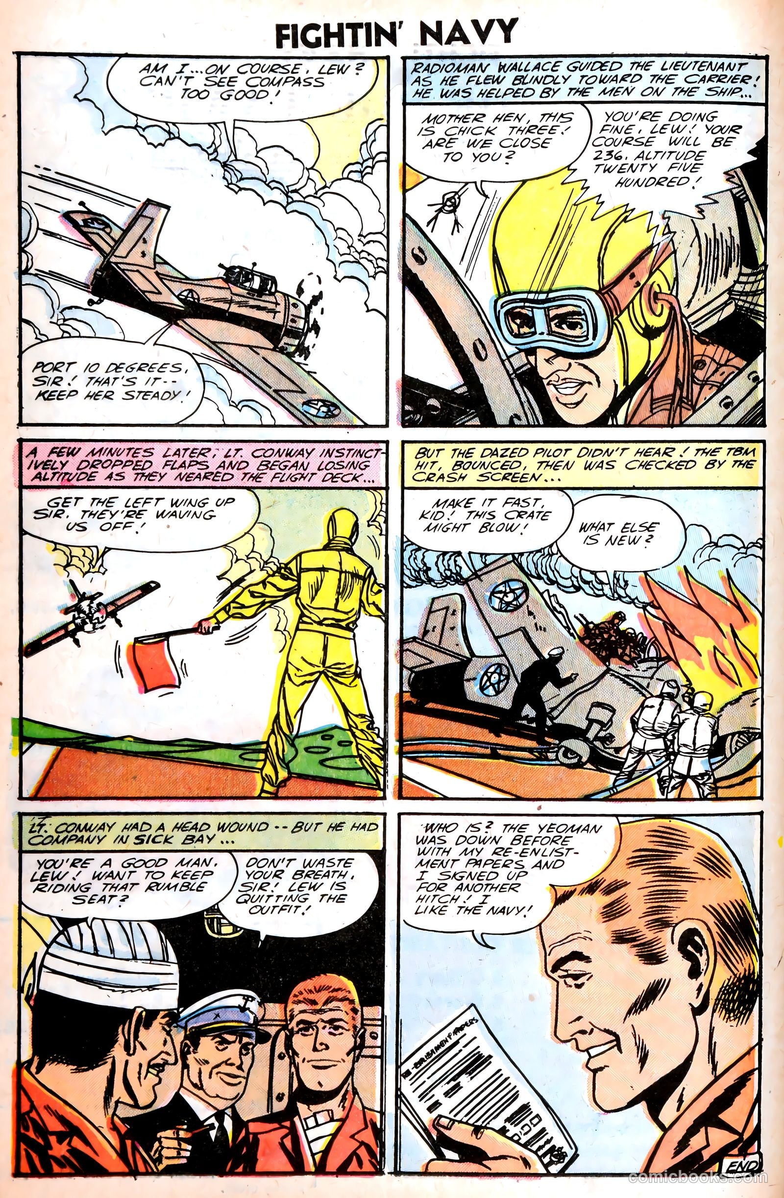 Fightin' Navy #75 (1956) — page 16 of 36