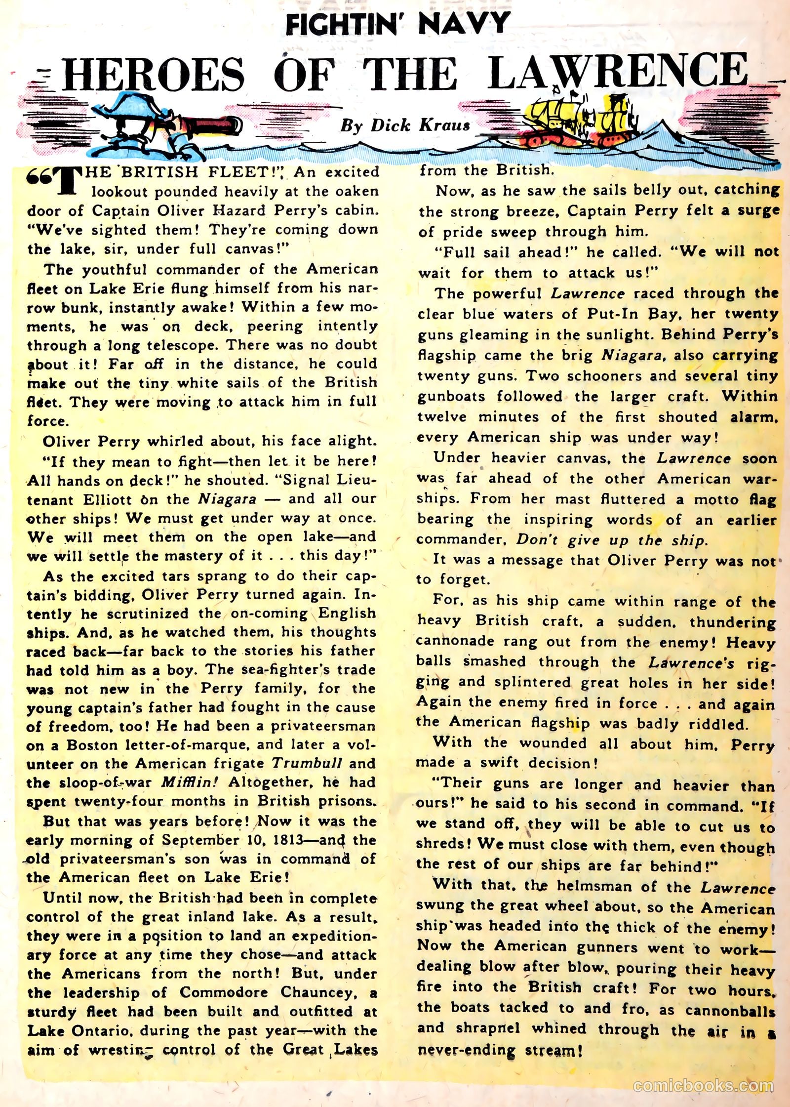 Fightin' Navy #75 (1956) — page 17 of 36