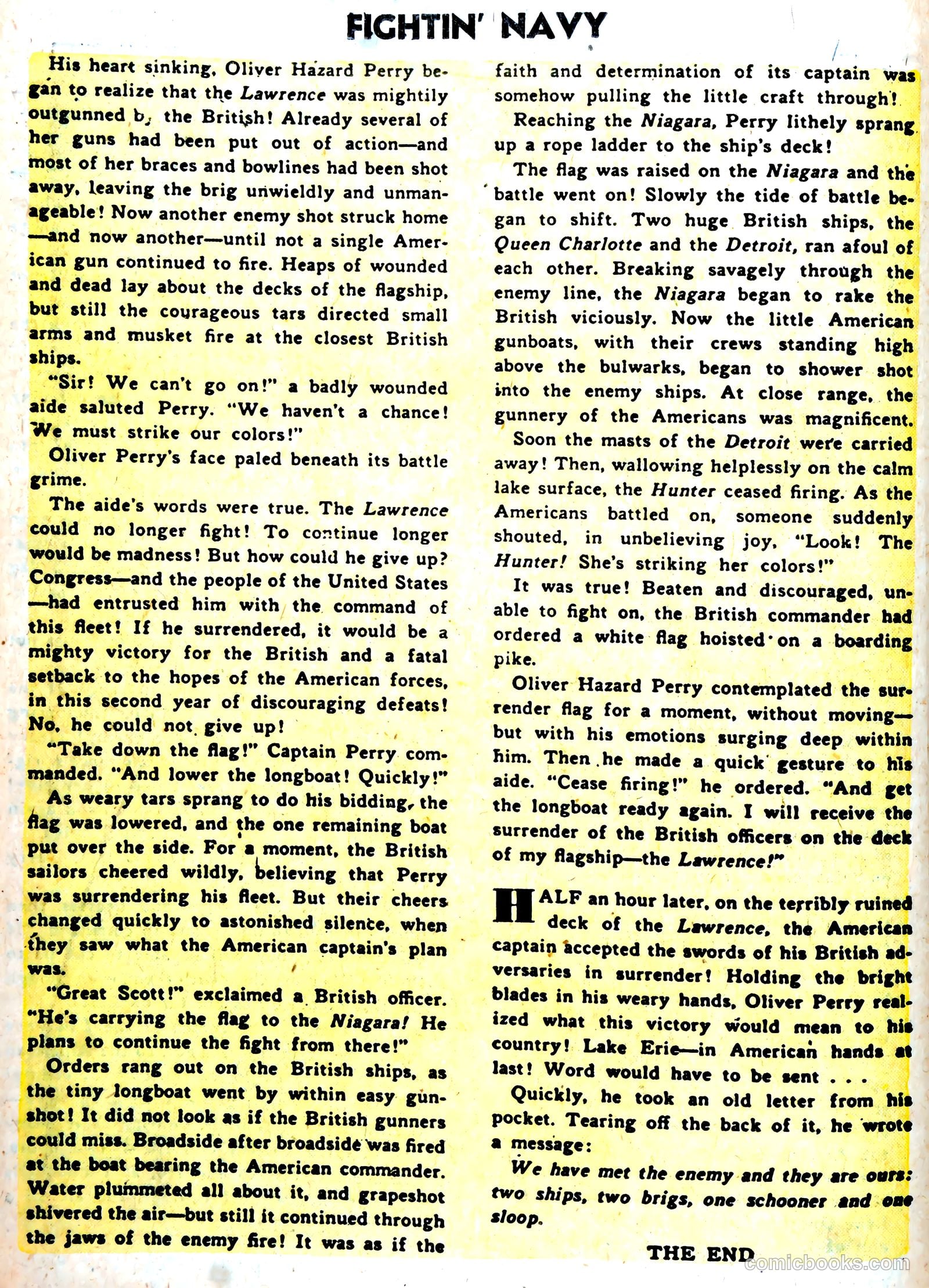 Fightin' Navy #75 (1956) — page 18 of 36