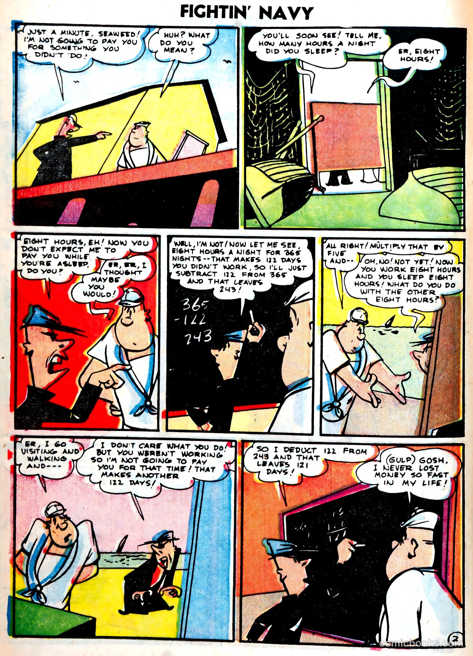 Fightin' Navy #75 (1956) — page 20 of 36