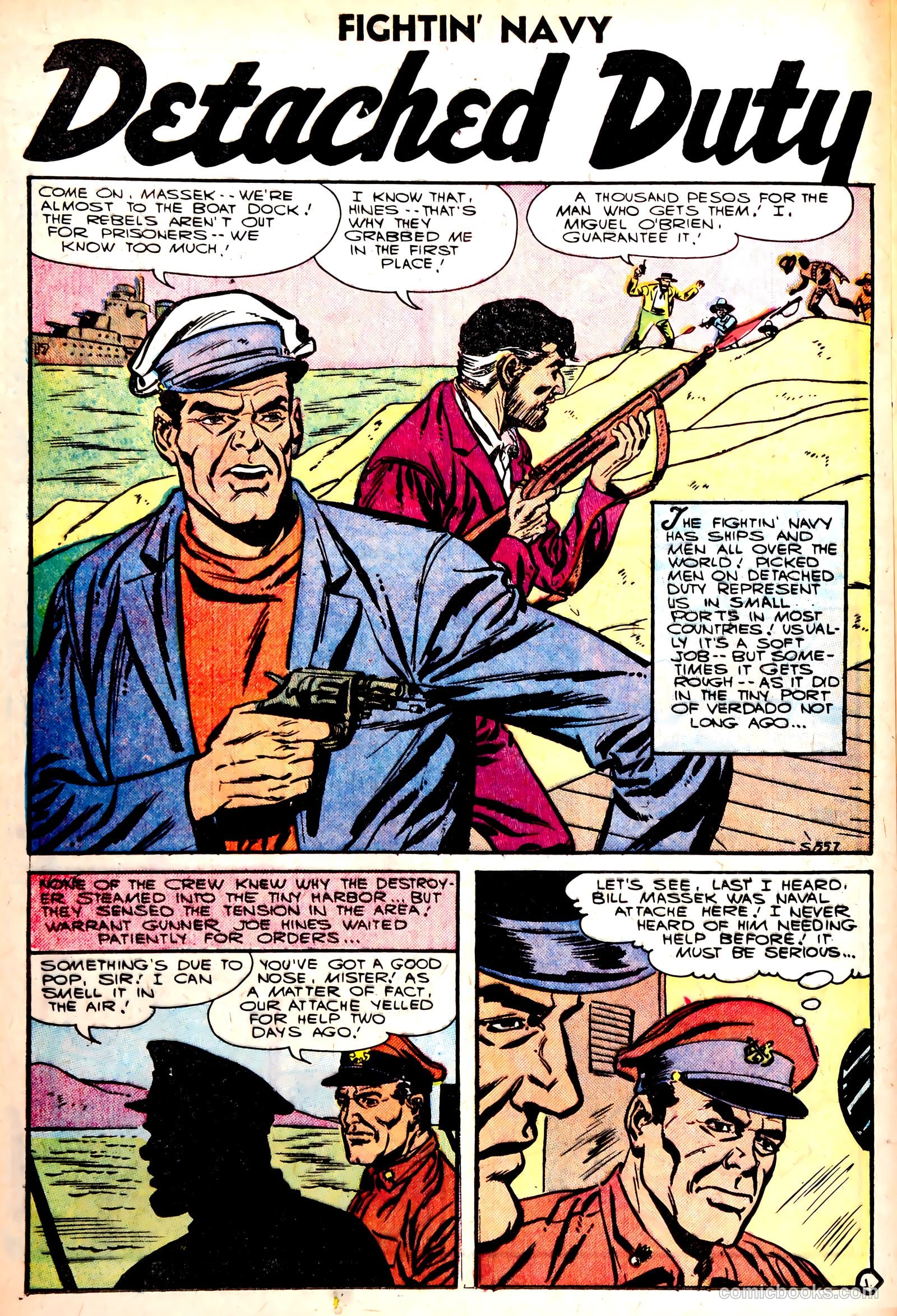 Fightin' Navy #75 (1956) — page 24 of 36