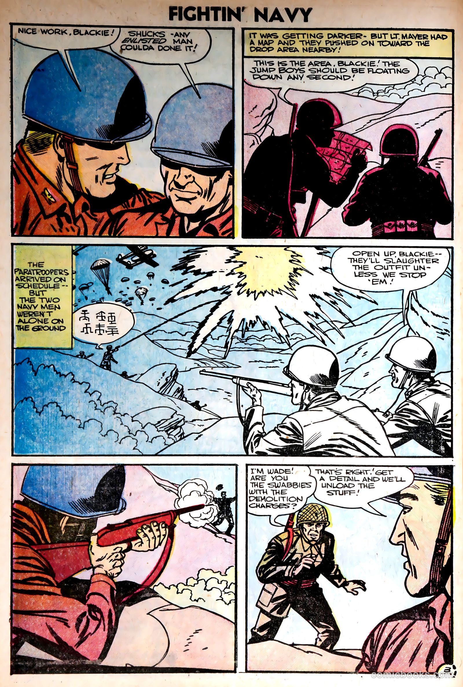 Fightin' Navy #75 (1956) — page 30 of 36