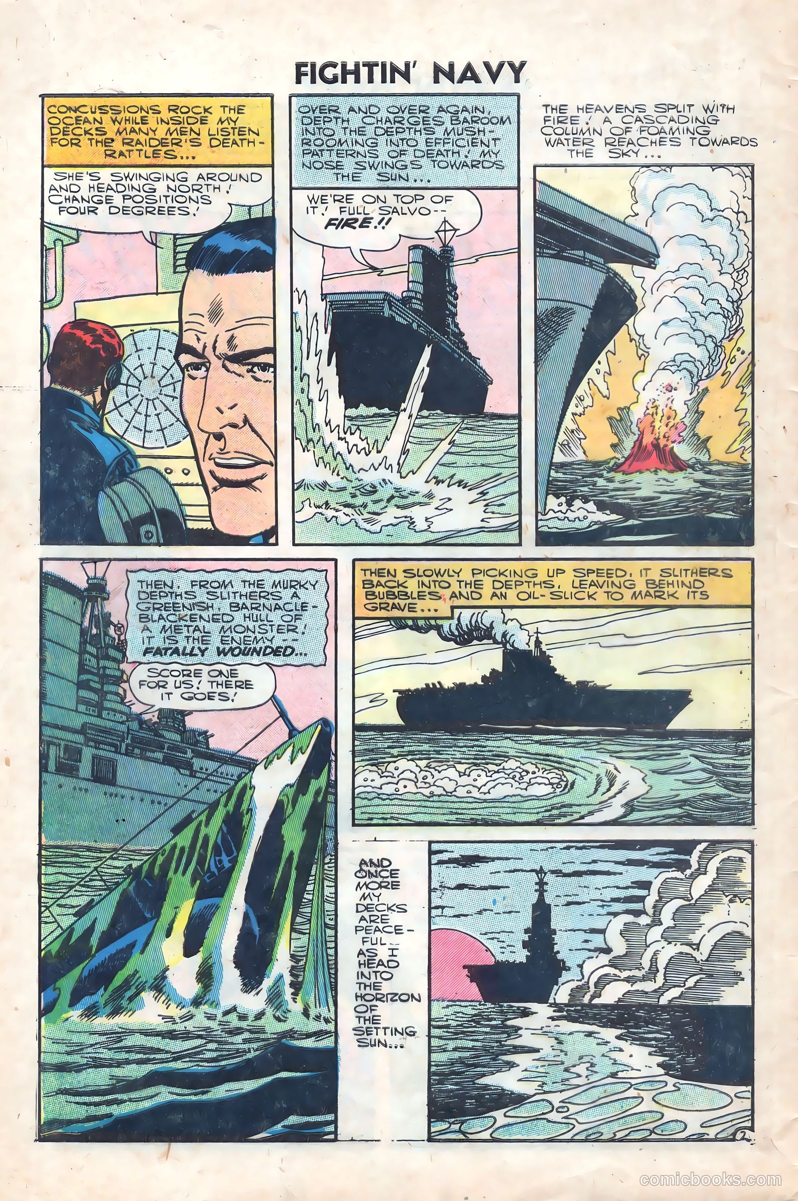 Fightin' Navy #76 (1956) — page 4 of 36