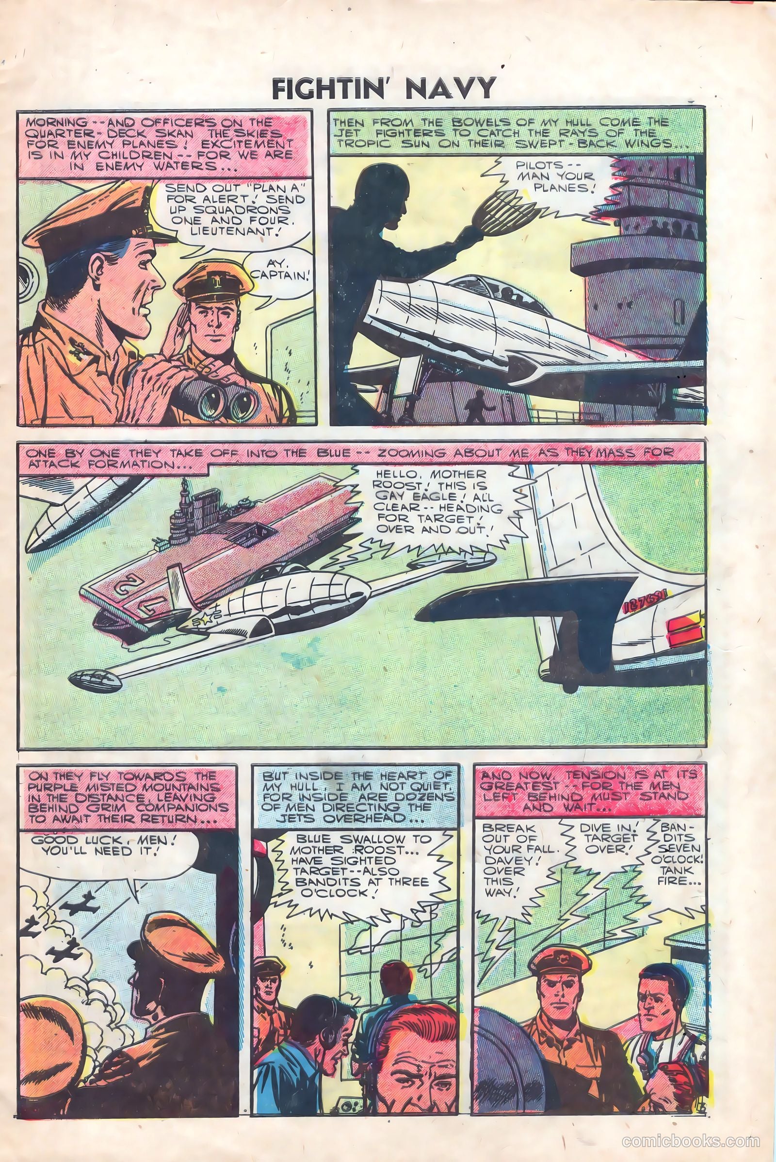 Fightin' Navy #76 (1956) — page 5 of 36
