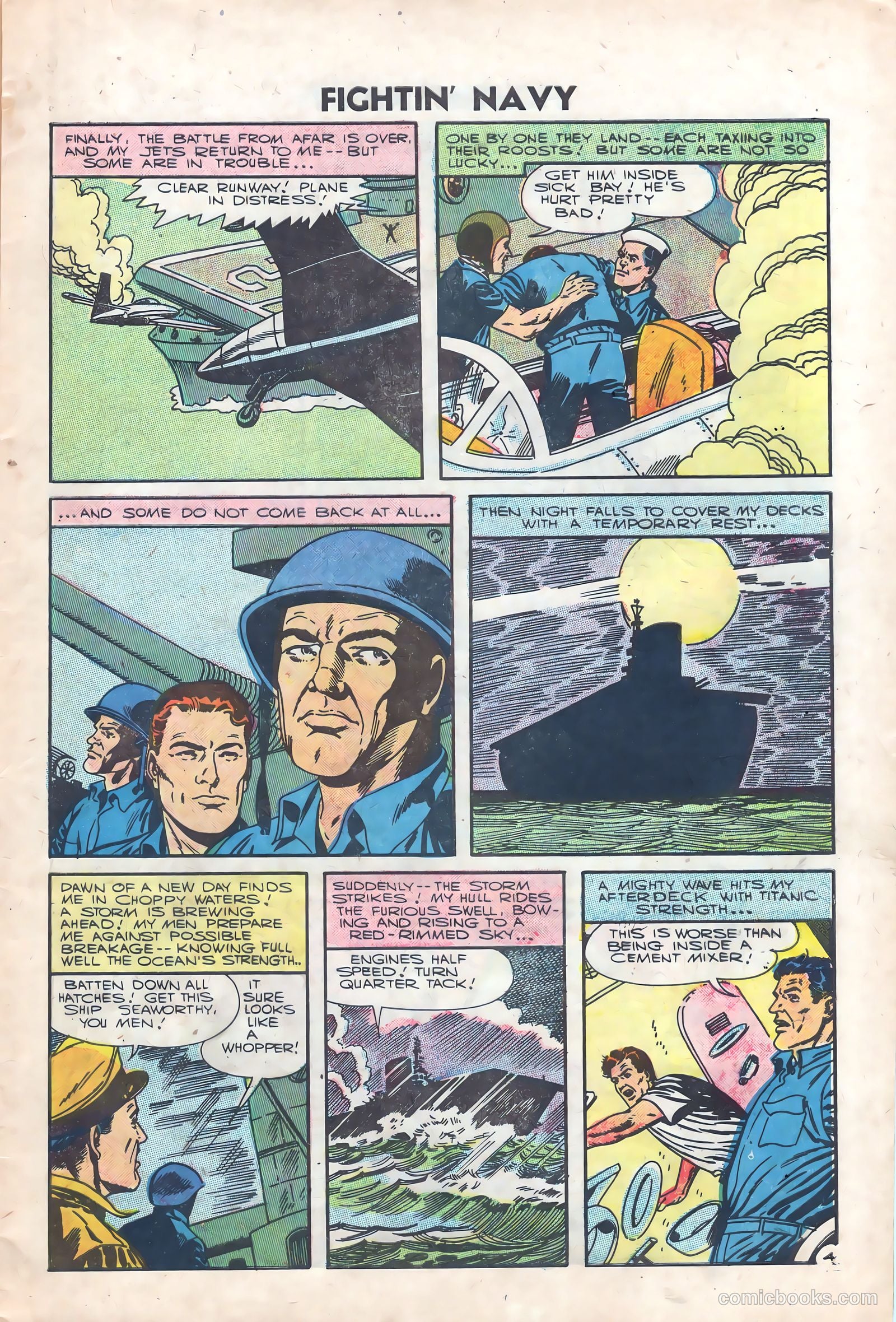 Fightin' Navy #76 (1956) — page 7 of 36