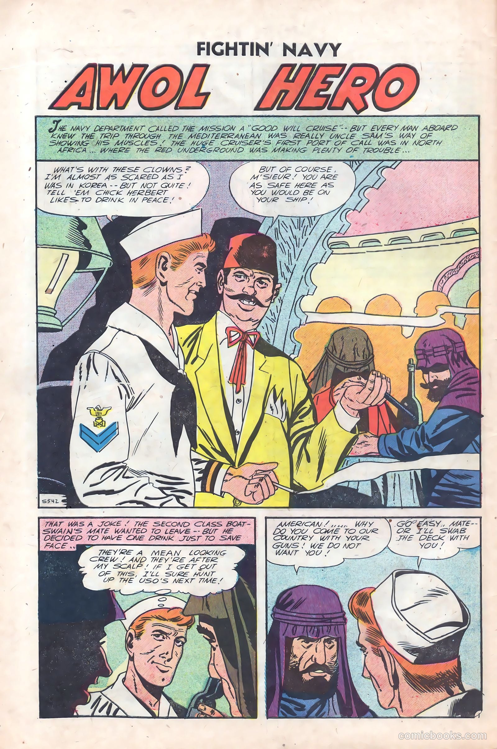 Fightin' Navy #76 (1956) — page 10 of 36