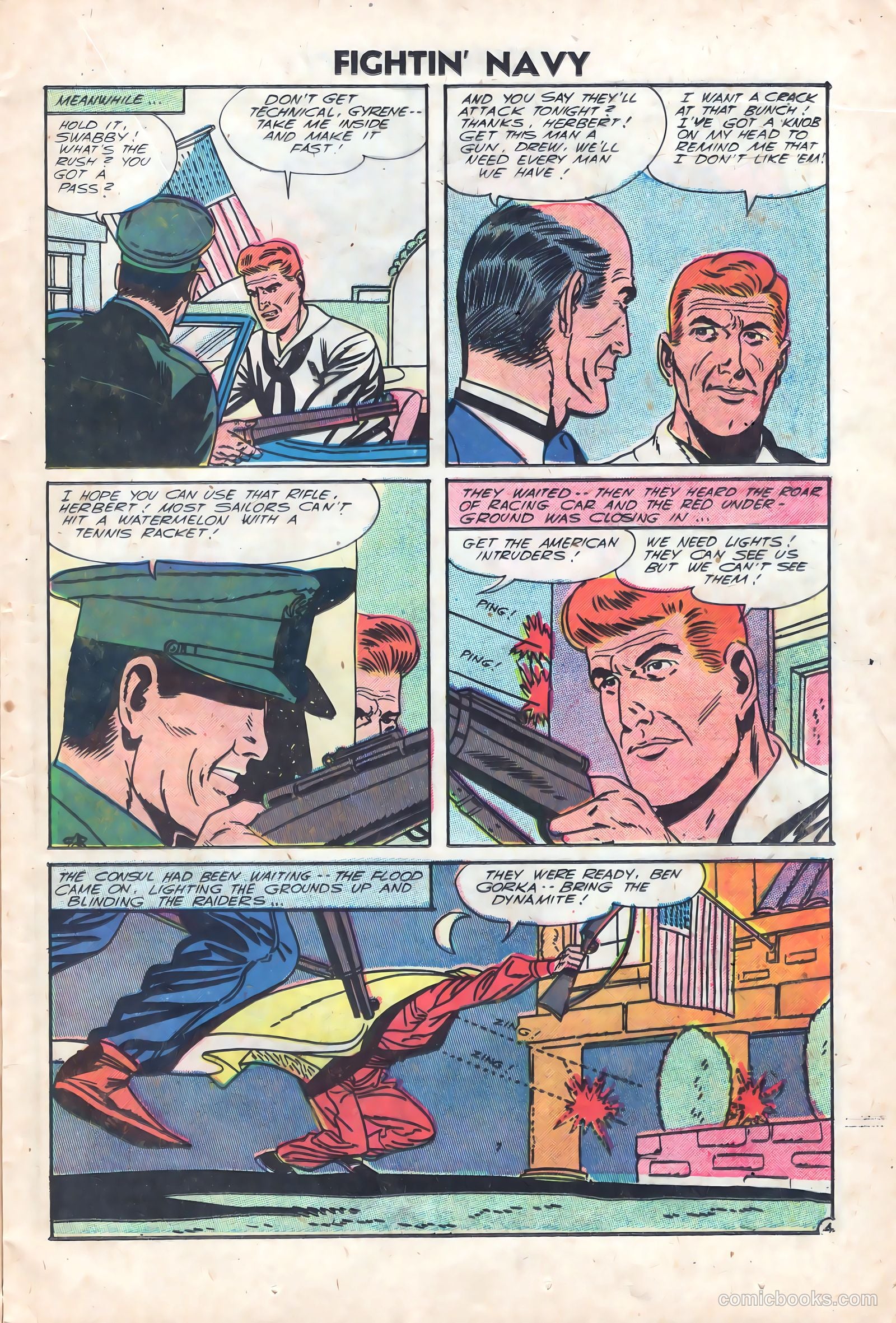 Fightin' Navy #76 (1956) — page 13 of 36