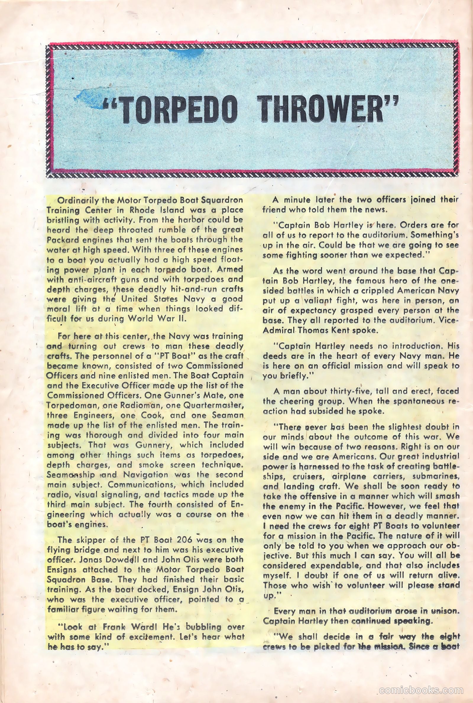 Fightin' Navy #76 (1956) — page 16 of 36