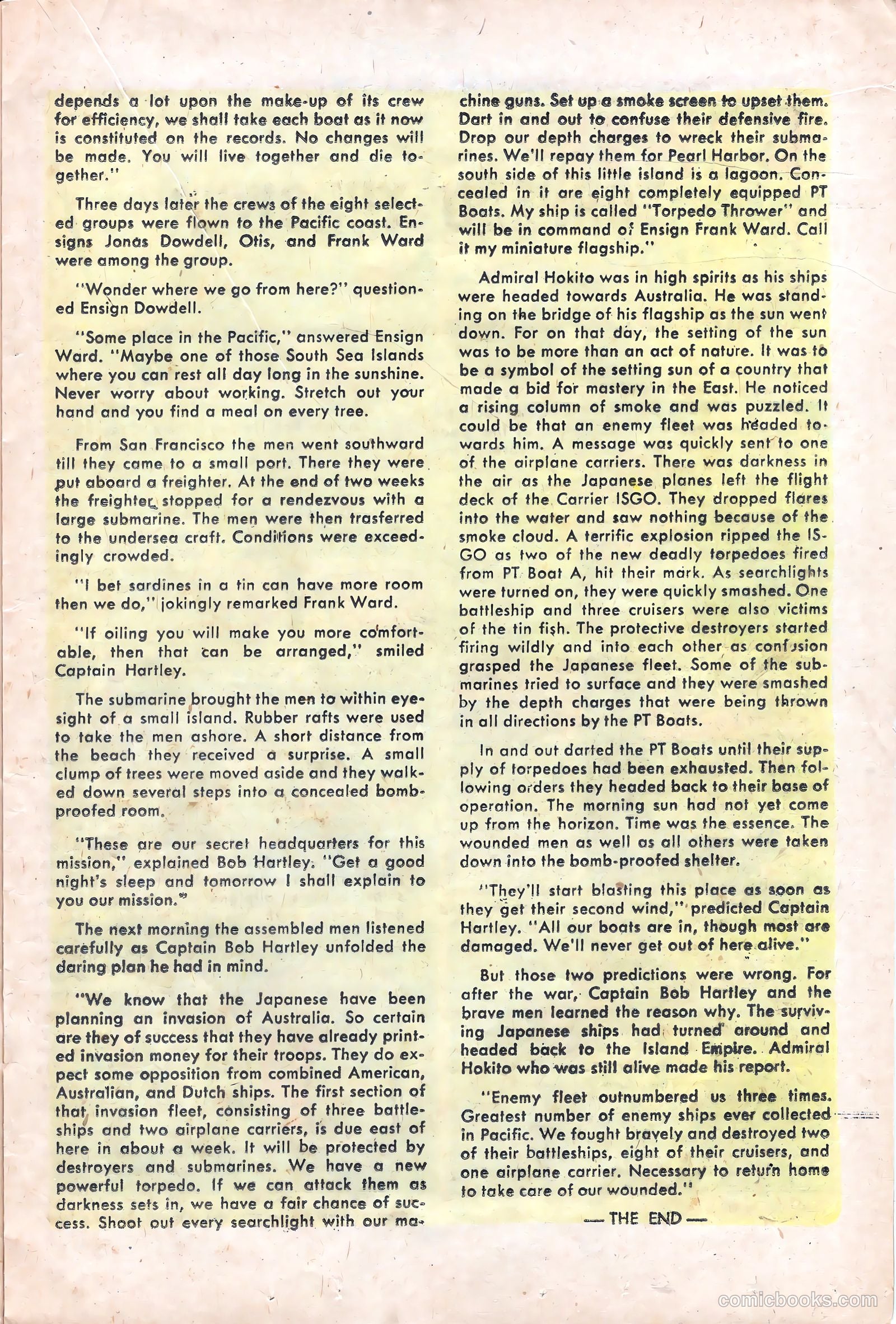 Fightin' Navy #76 (1956) — page 17 of 36