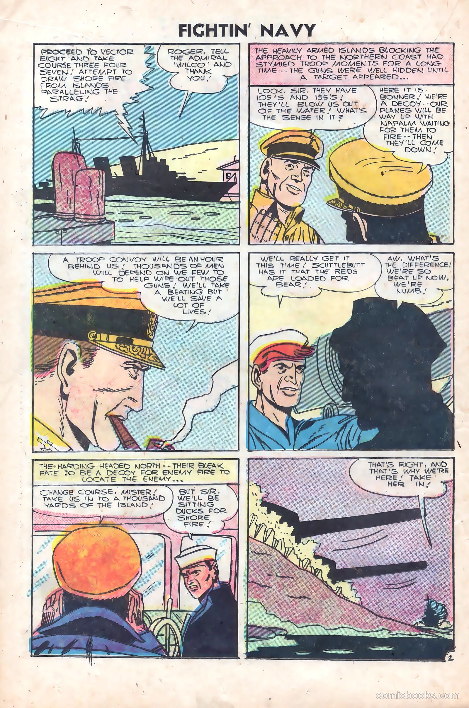 Fightin' Navy #76 (1956) — page 20 of 36