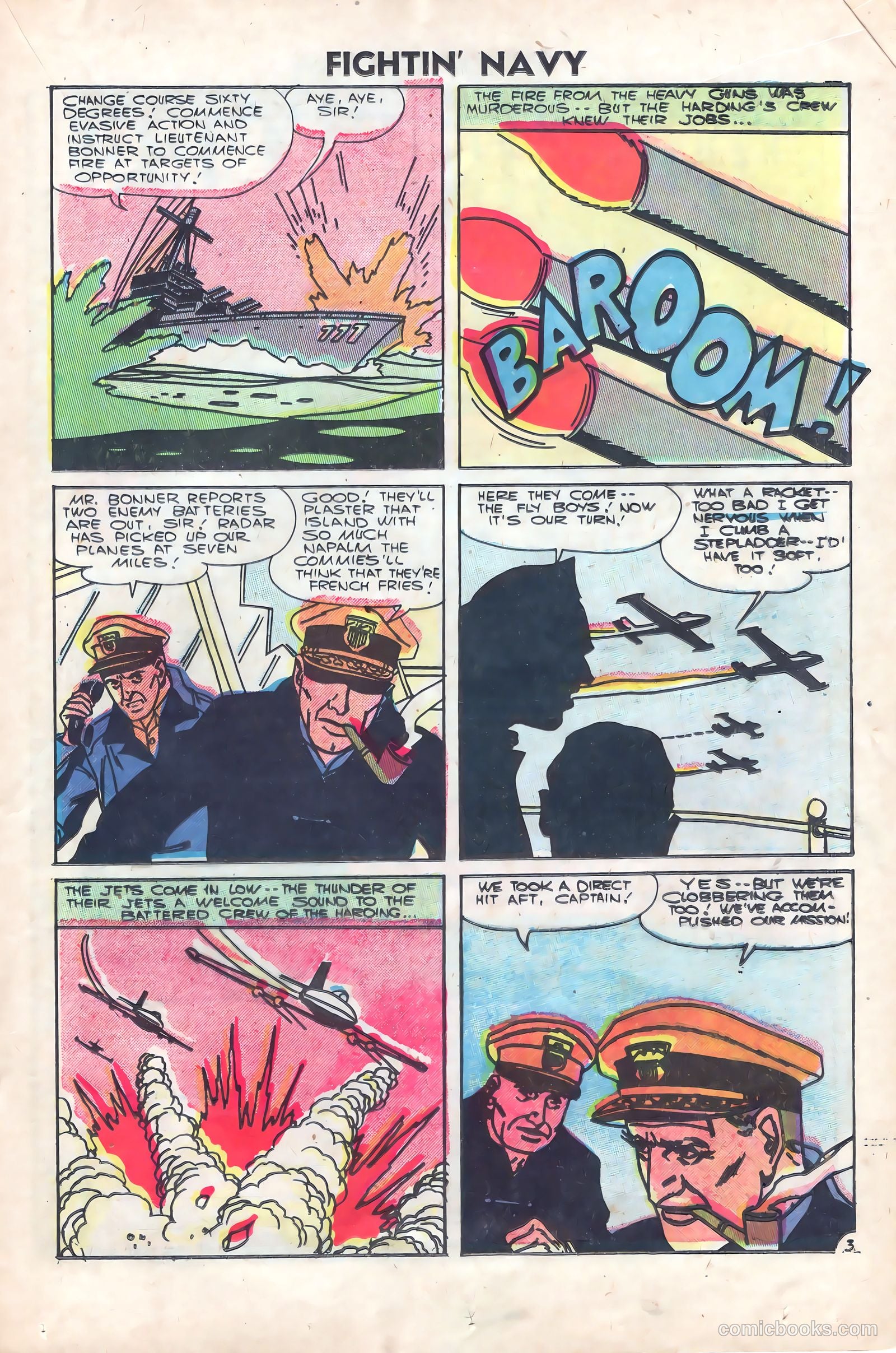 Fightin' Navy #76 (1956) — page 21 of 36