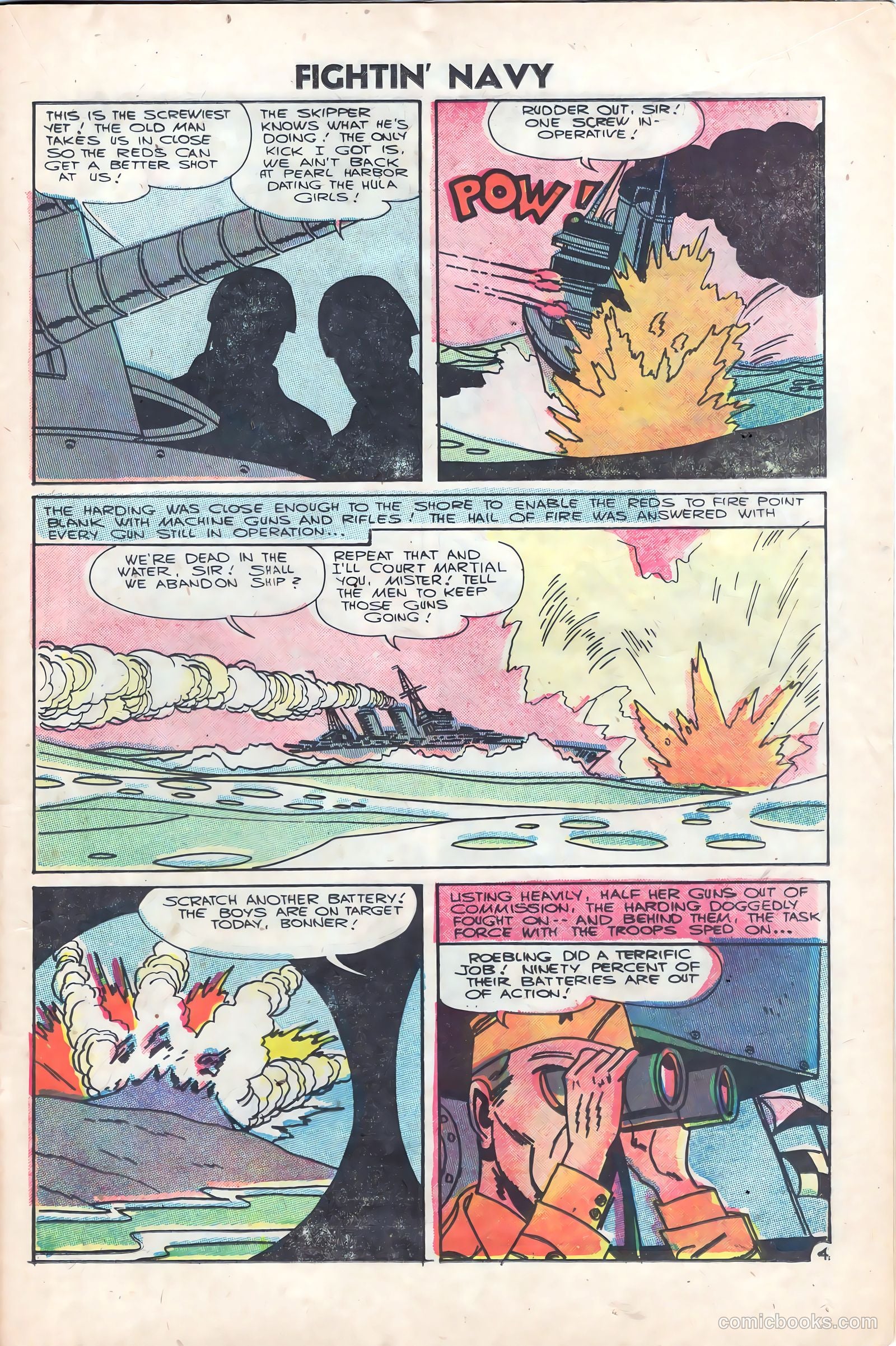 Fightin' Navy #76 (1956) — page 23 of 36