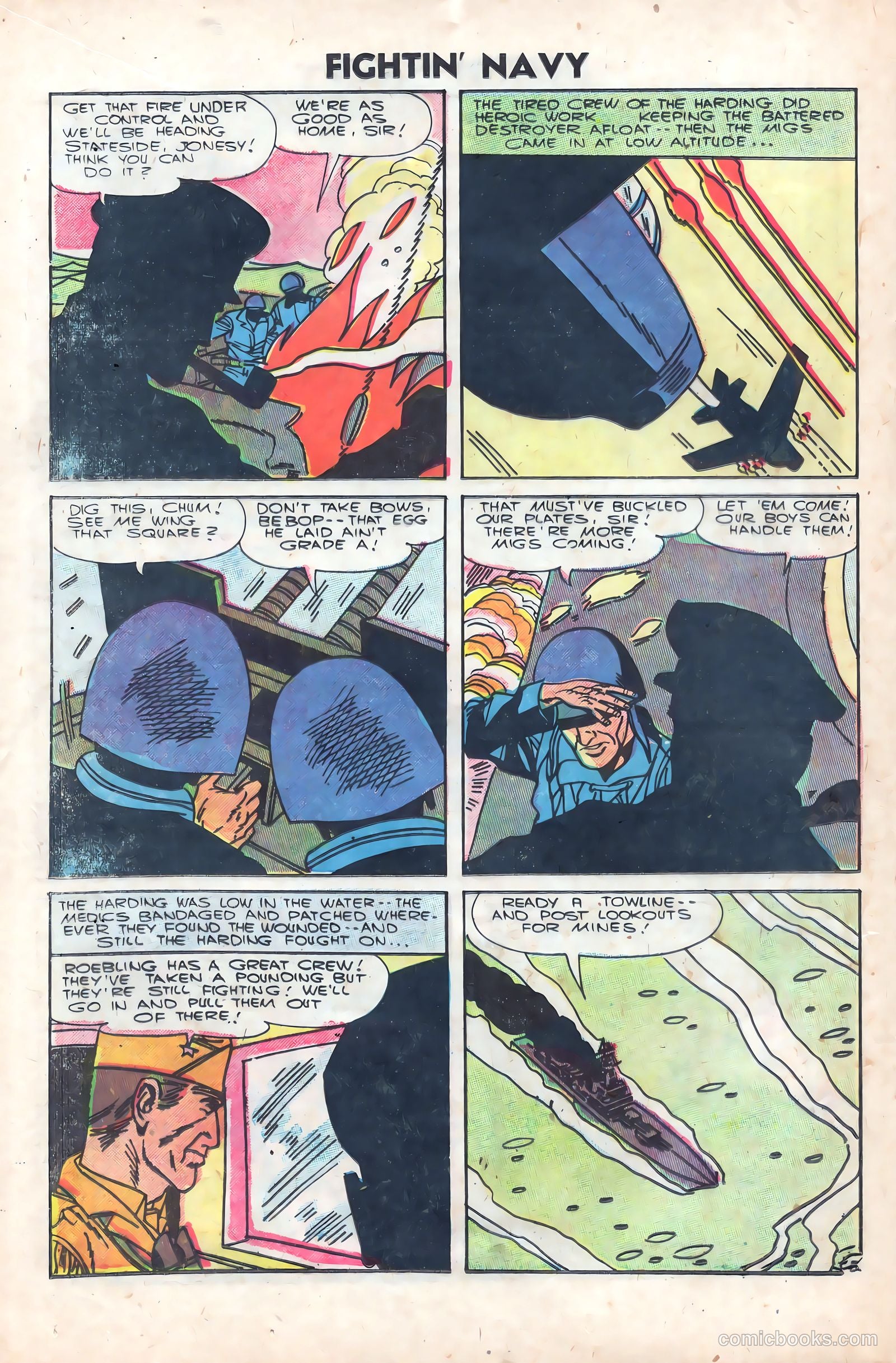 Fightin' Navy #76 (1956) — page 24 of 36