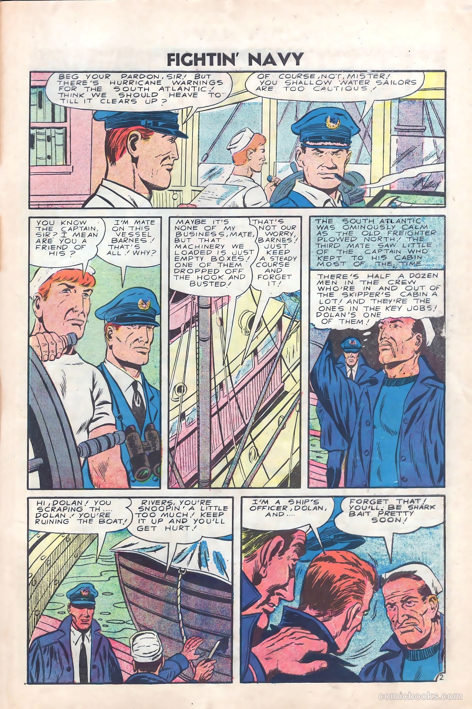 Fightin' Navy #76 (1956) — page 27 of 36