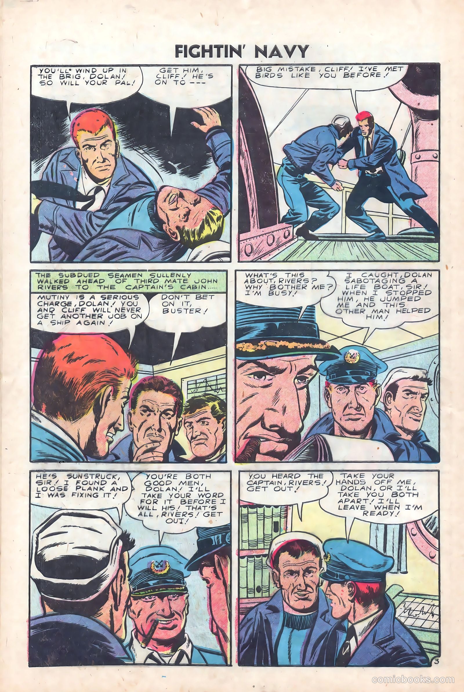 Fightin' Navy #76 (1956) — page 28 of 36