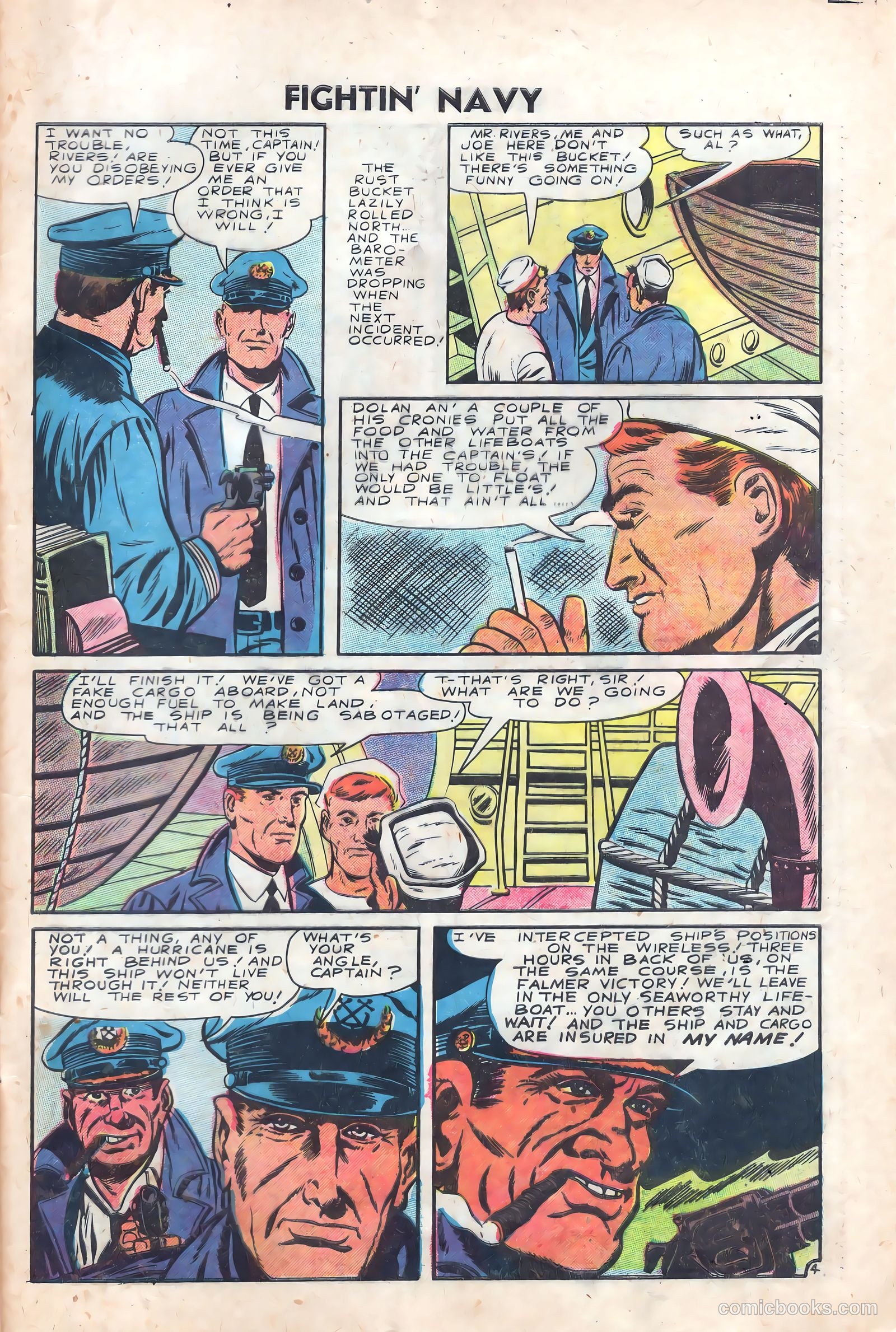 Fightin' Navy #76 (1956) — page 29 of 36