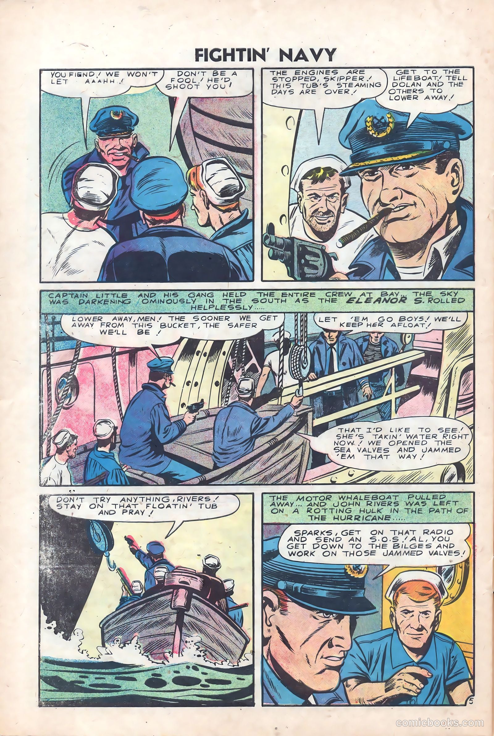 Fightin' Navy #76 (1956) — page 30 of 36