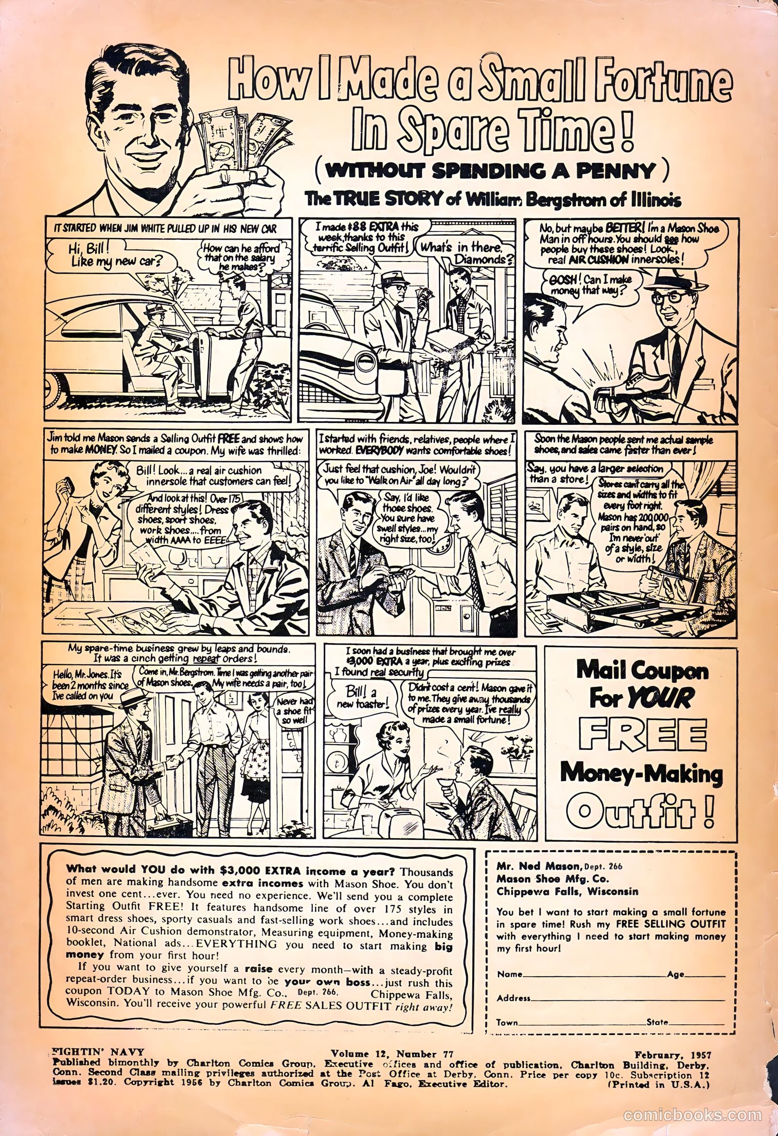 Fightin' Navy #77 (1957) — page 2 of 36