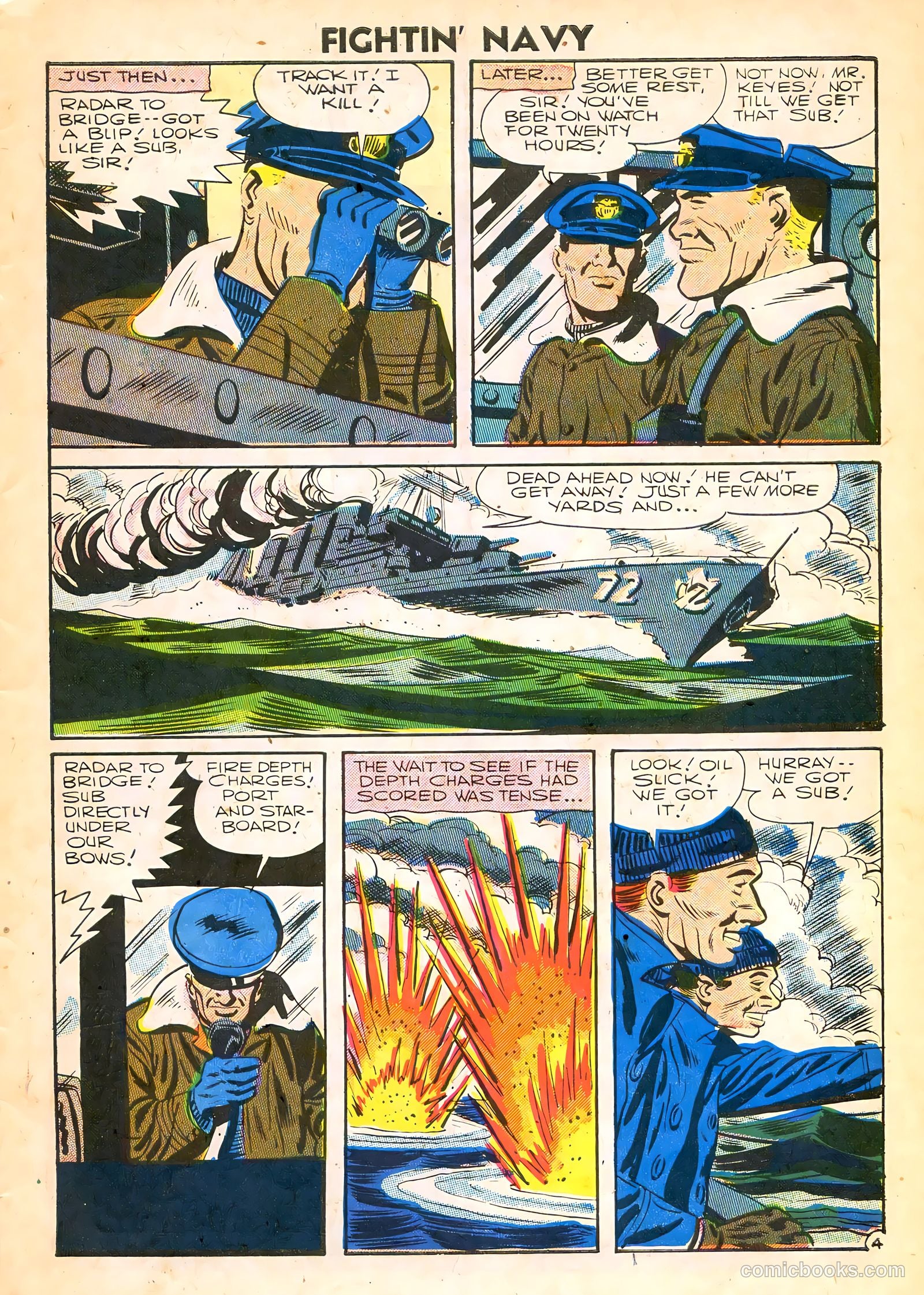 Fightin' Navy #77 (1957) — page 7 of 36