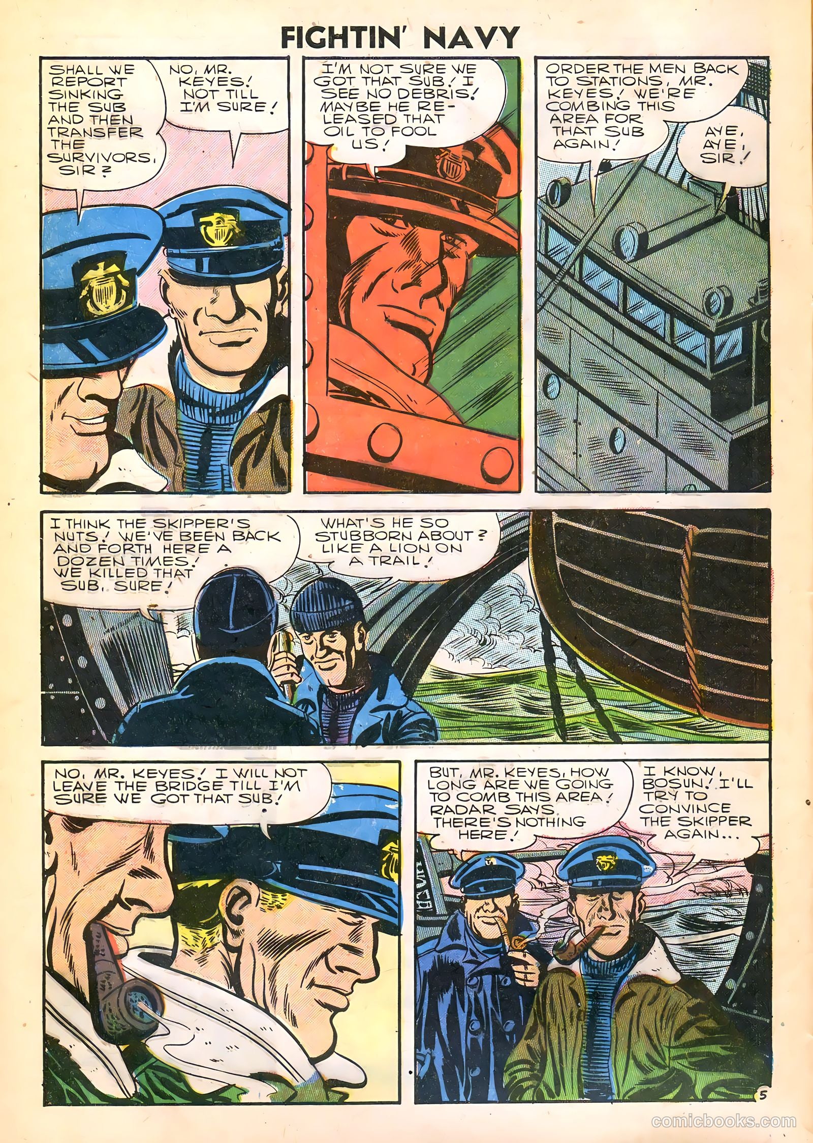 Fightin' Navy #77 (1957) — page 8 of 36