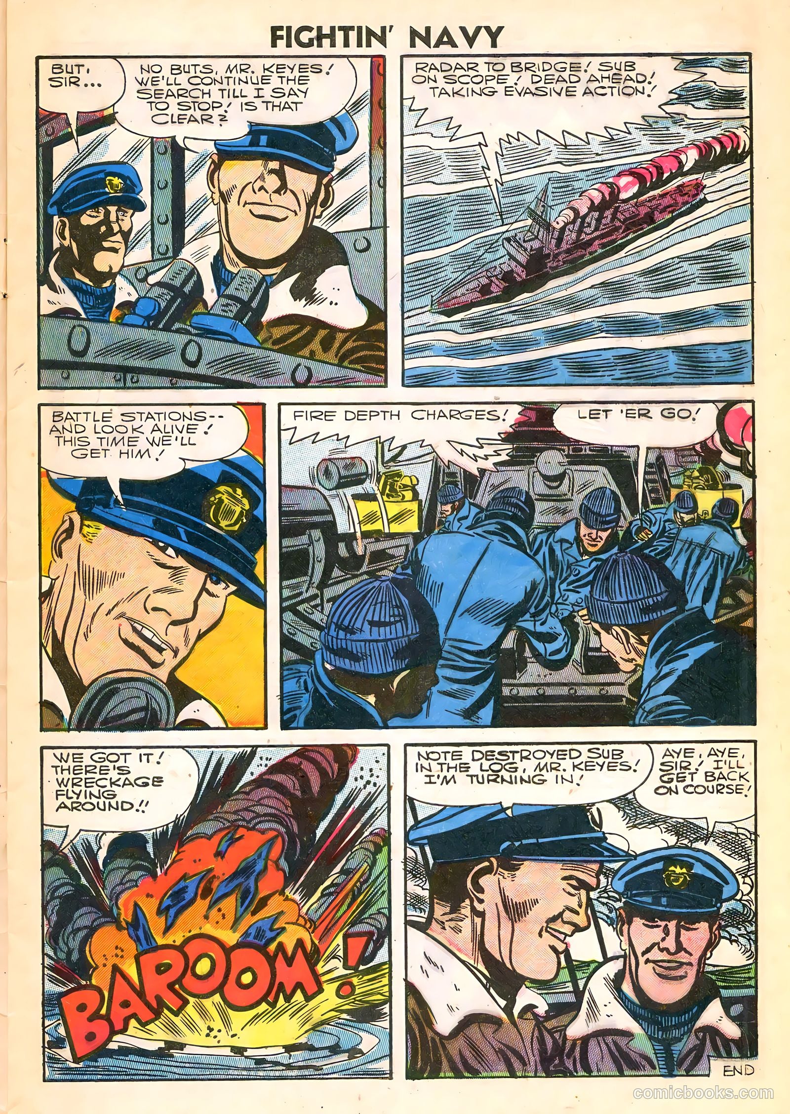 Fightin' Navy #77 (1957) — page 9 of 36