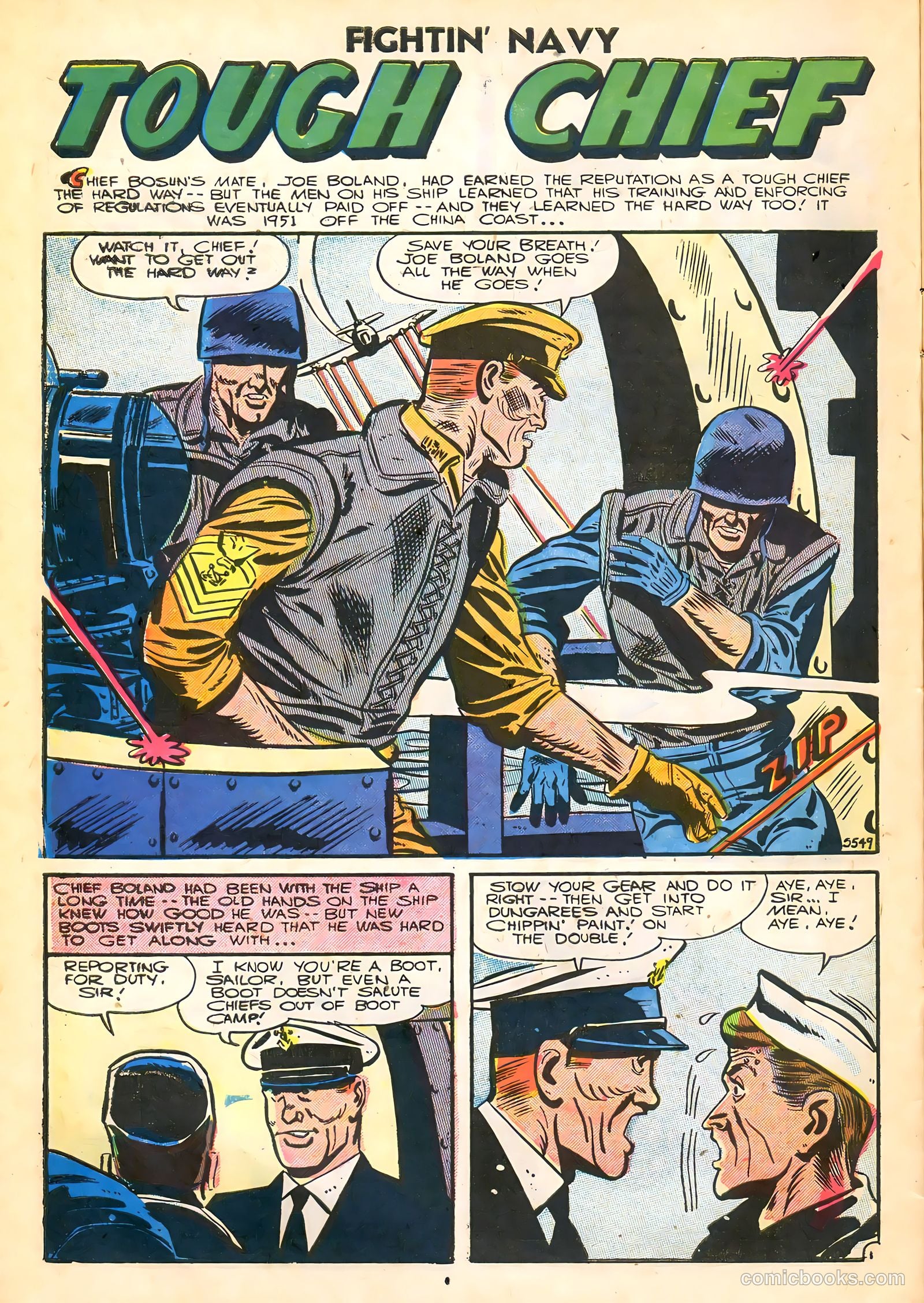 Fightin' Navy #77 (1957) — page 10 of 36
